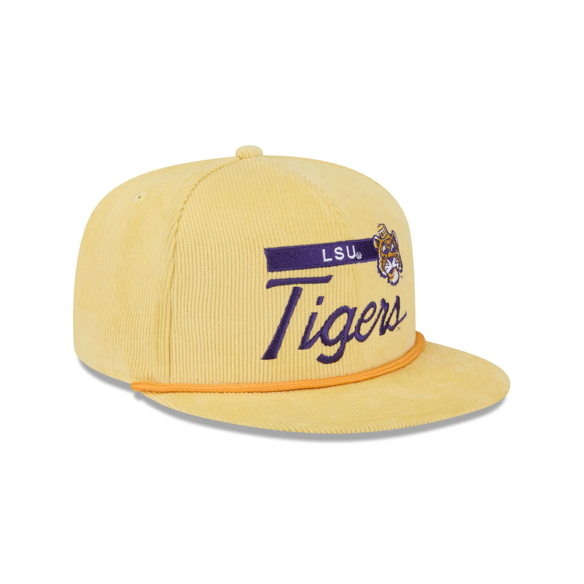 LSU Tigers College Vault Corduroy Rope 9FIFTY Snapback Hat sold by New Era product image thumbnail 3