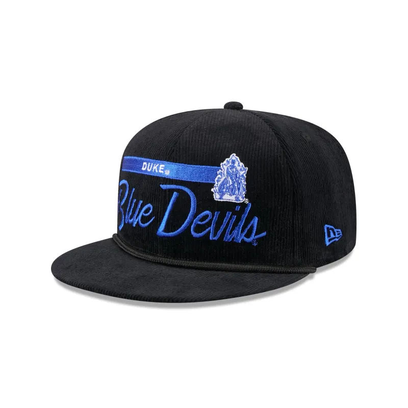 Duke Blue Devils College Vault Corduroy Rope 9FIFTY Snapback Hat sold by New Era