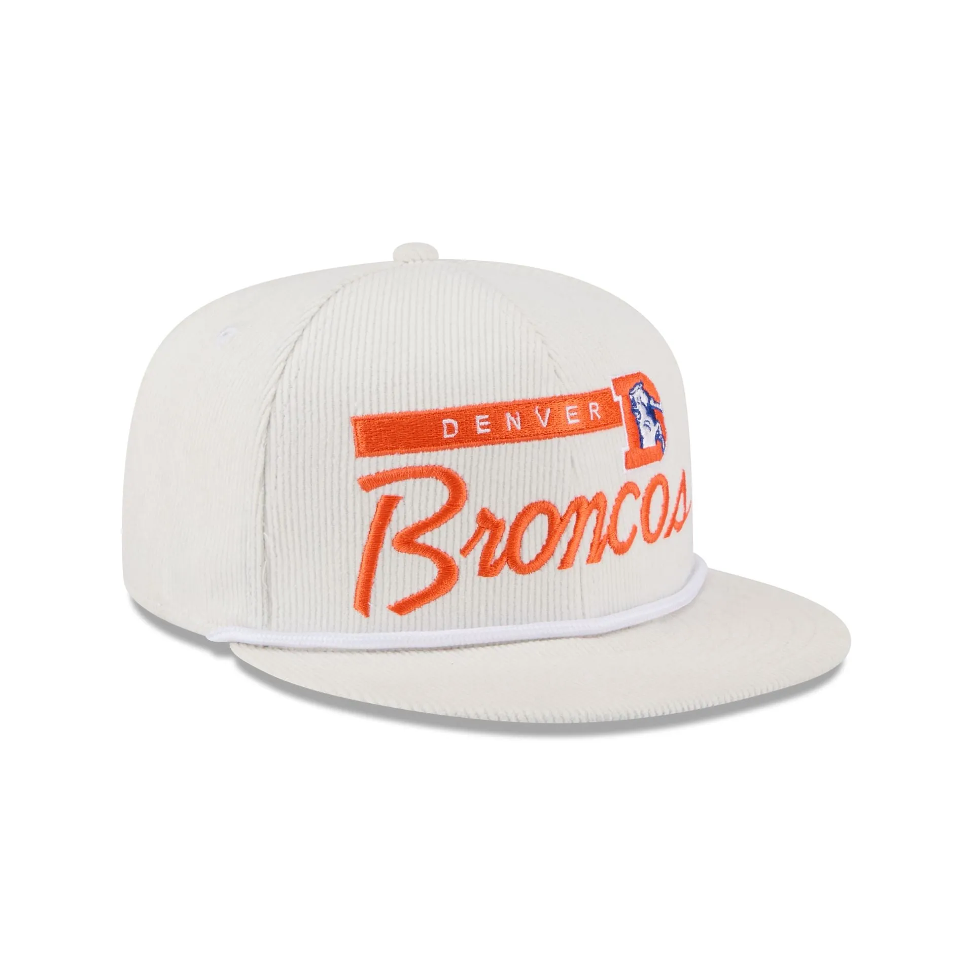 Denver Broncos Corduroy Rope 9FIFTY Snapback Hat sold by New Era product image thumbnail 3
