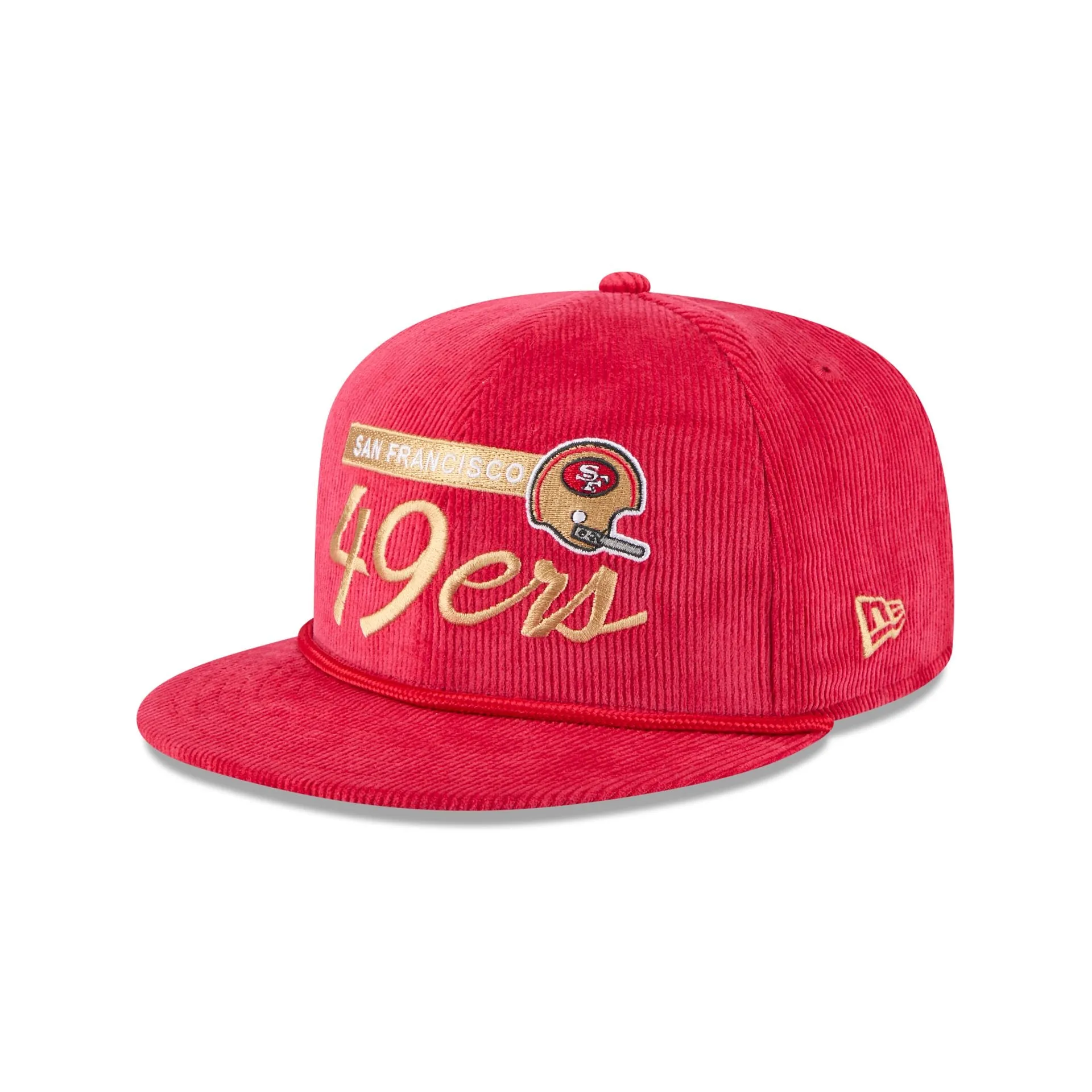 San Francisco 49ers Corduroy Rope 9FIFTY Snapback Hat sold by New Era