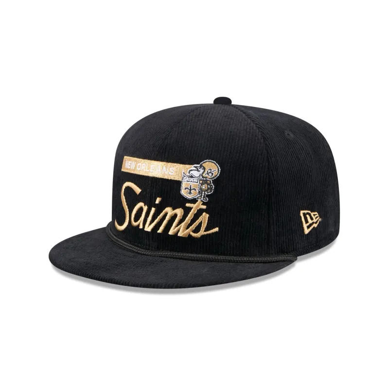 New Orleans Saints Corduroy Rope 9FIFTY Snapback Hat sold by New Era