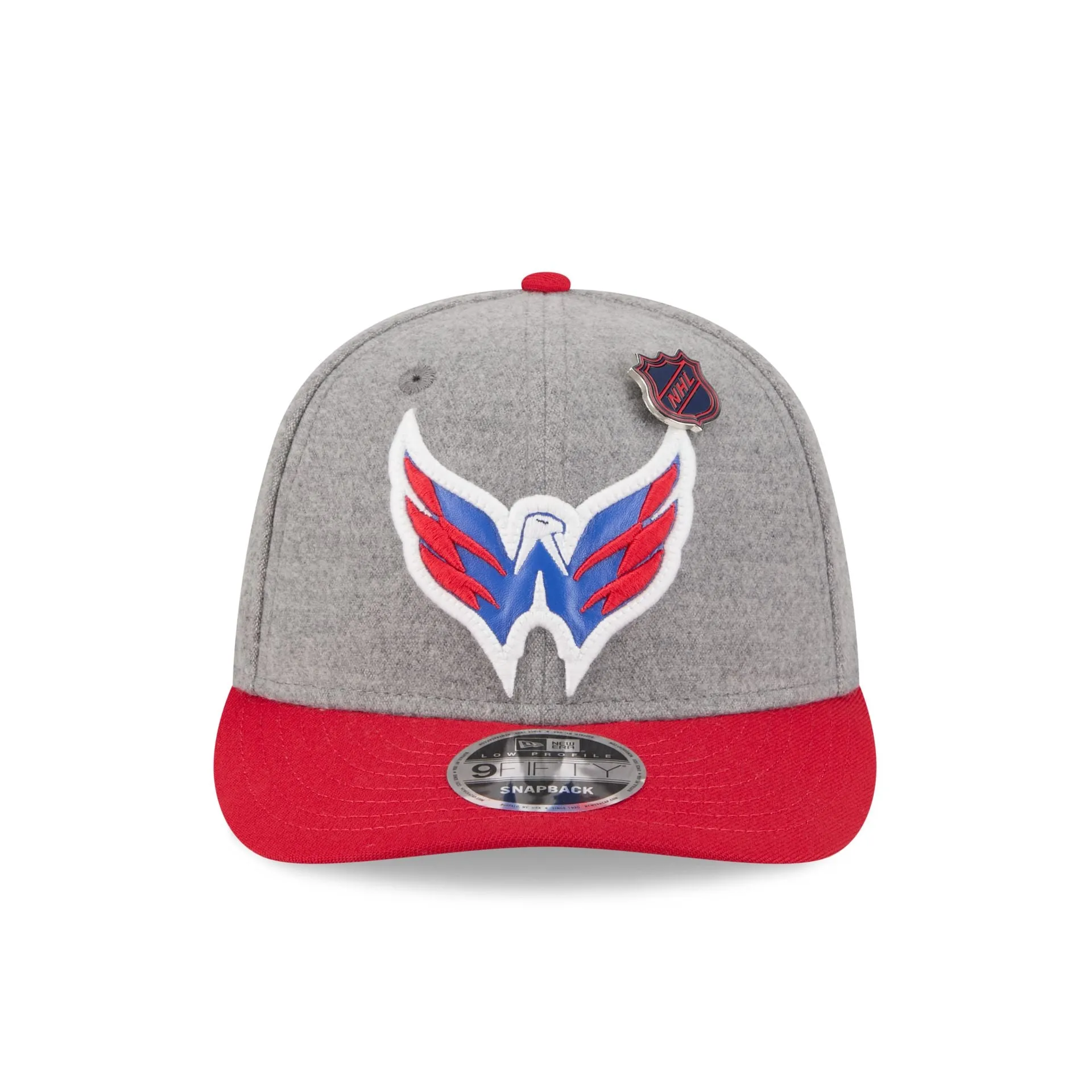 Washington Capitals Heather Gray Wool Low Profile 9FIFTY Snapback Hat sold by New Era product image thumbnail 2