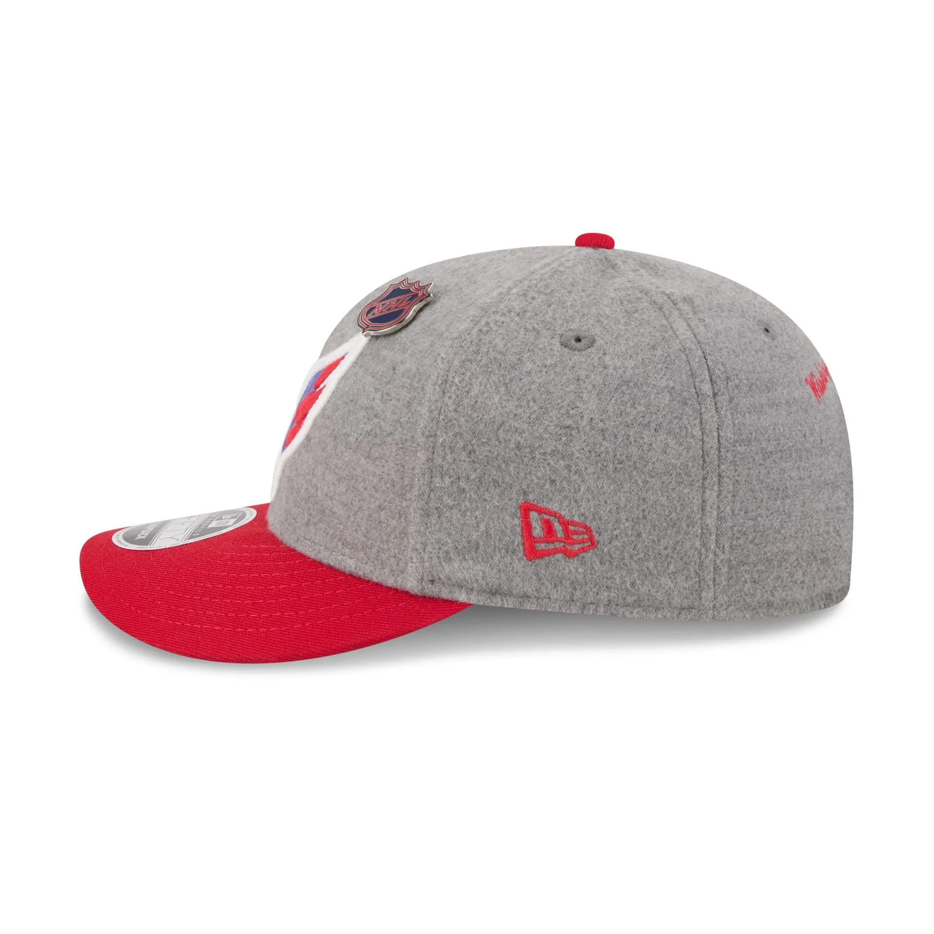 Washington Capitals Heather Gray Wool Low Profile 9FIFTY Snapback Hat sold by New Era product image thumbnail 5