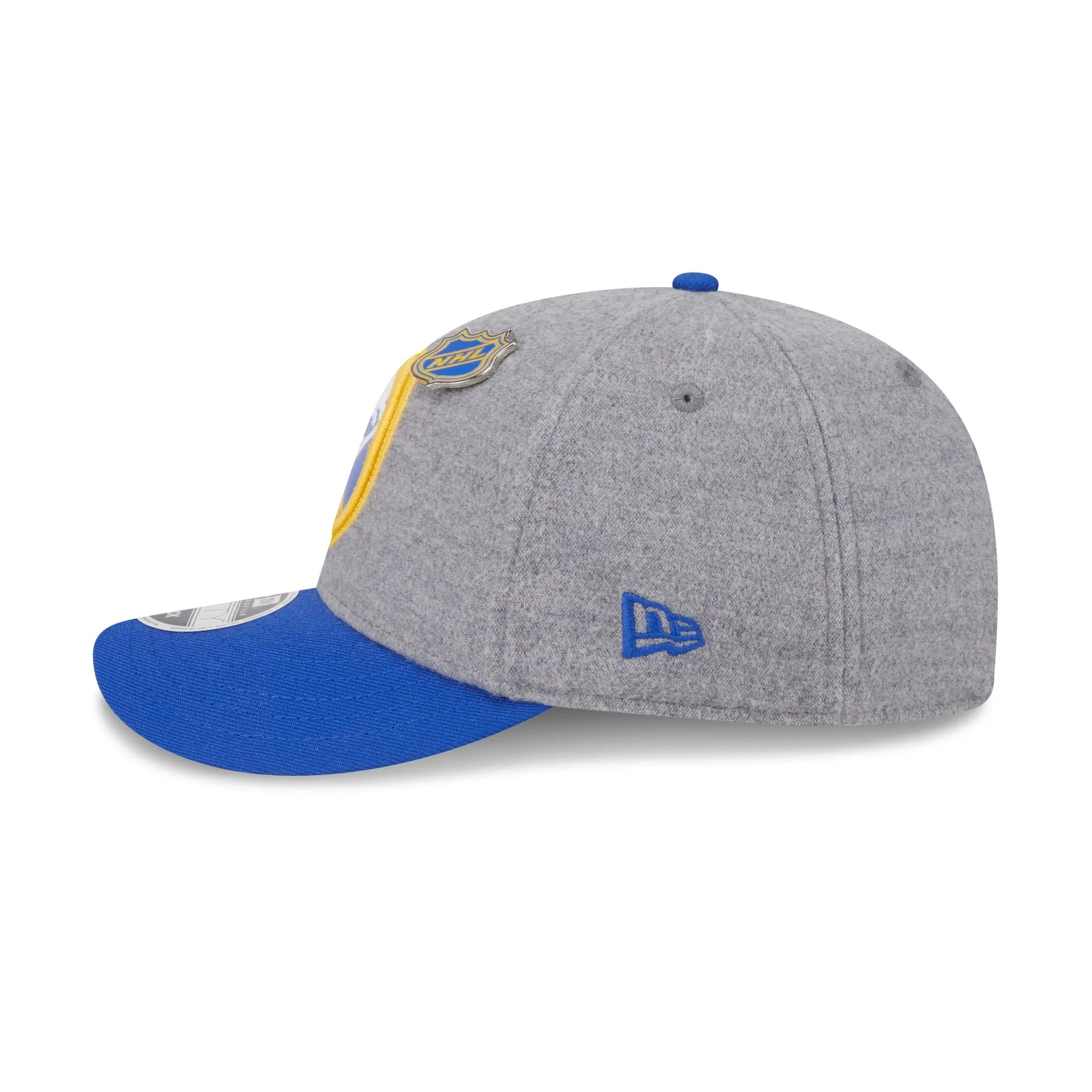 Buffalo Sabres Heather Gray Wool Low Profile 9FIFTY Snapback Hat sold by New Era product image thumbnail 5