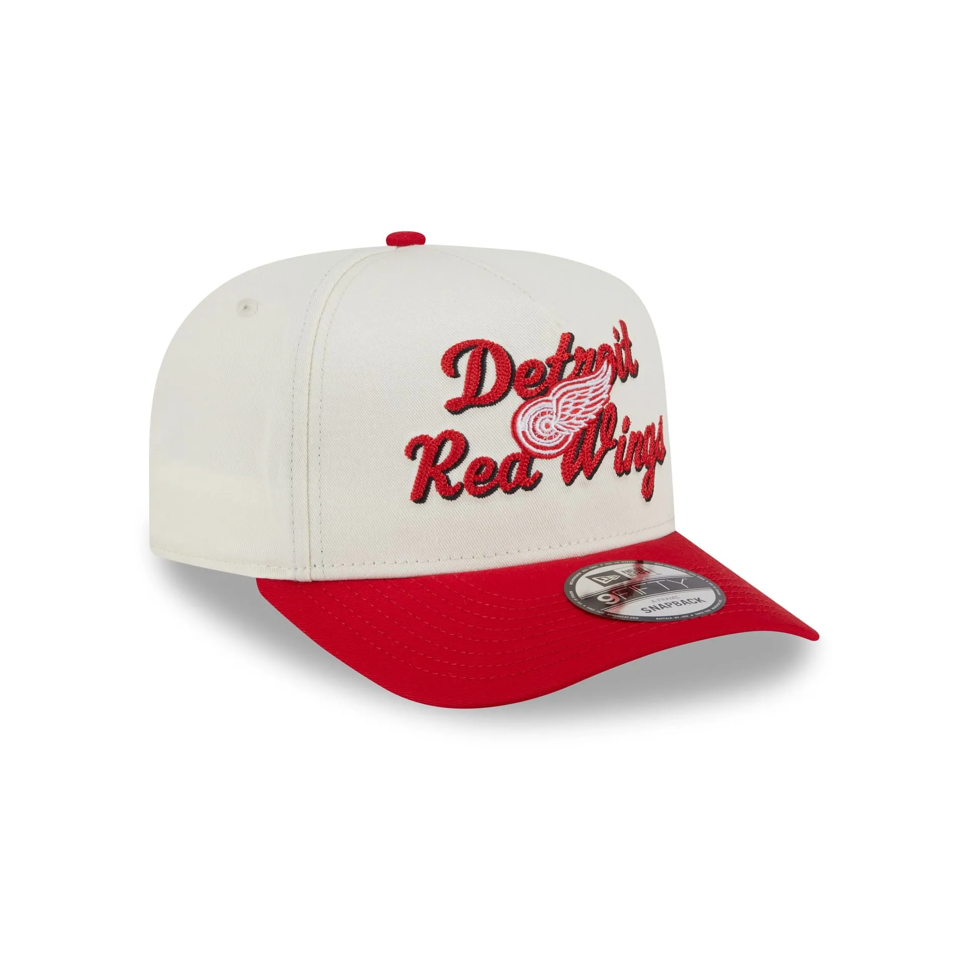 Detroit Red Wings Chainstitch 9FIFTY A-Frame Snapback Hat sold by New Era product image thumbnail 3