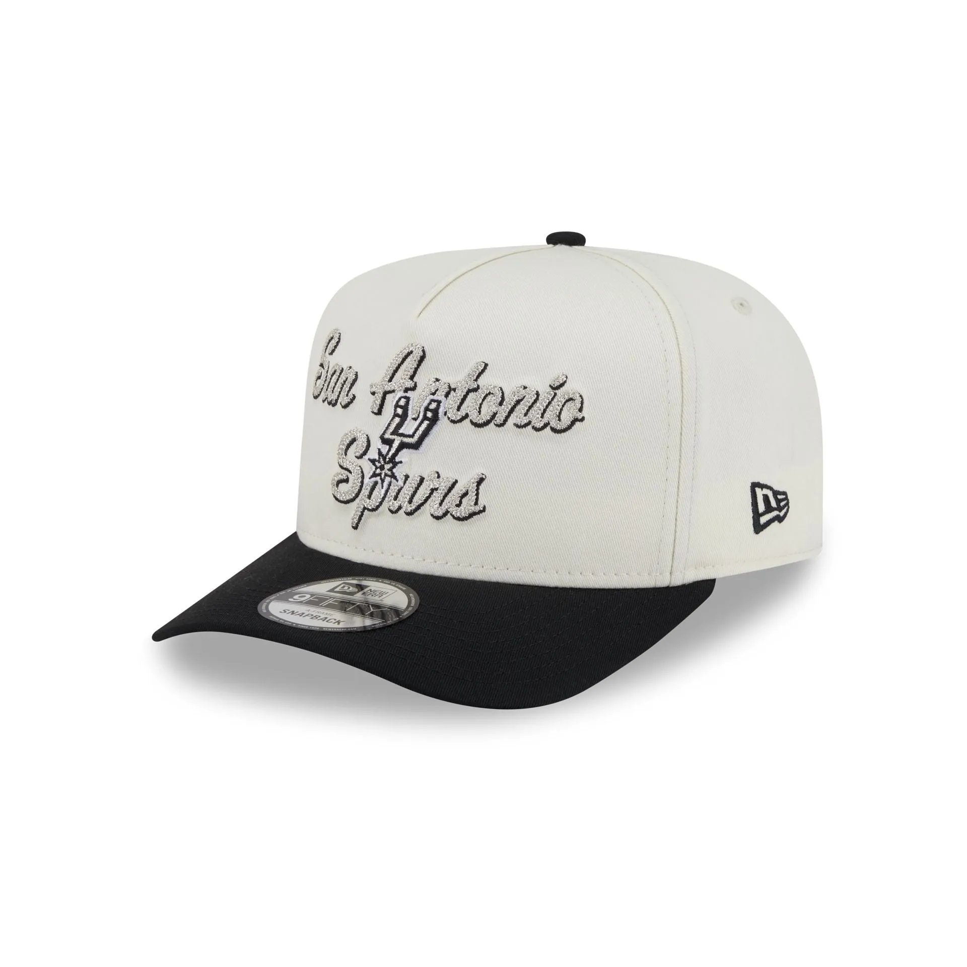 San Antonio Spurs Chainstitch 9FIFTY A-Frame Snapback Hat sold by New Era