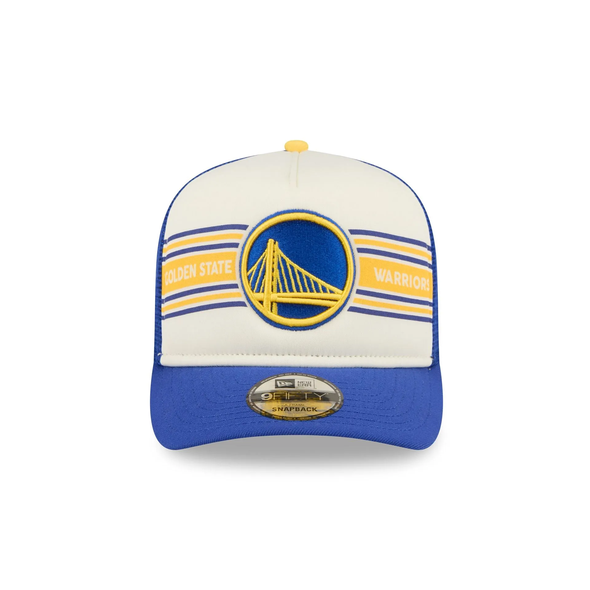 Golden State Warriors Banner 9FIFTY A-Frame Trucker Hat sold by New Era product image thumbnail 2
