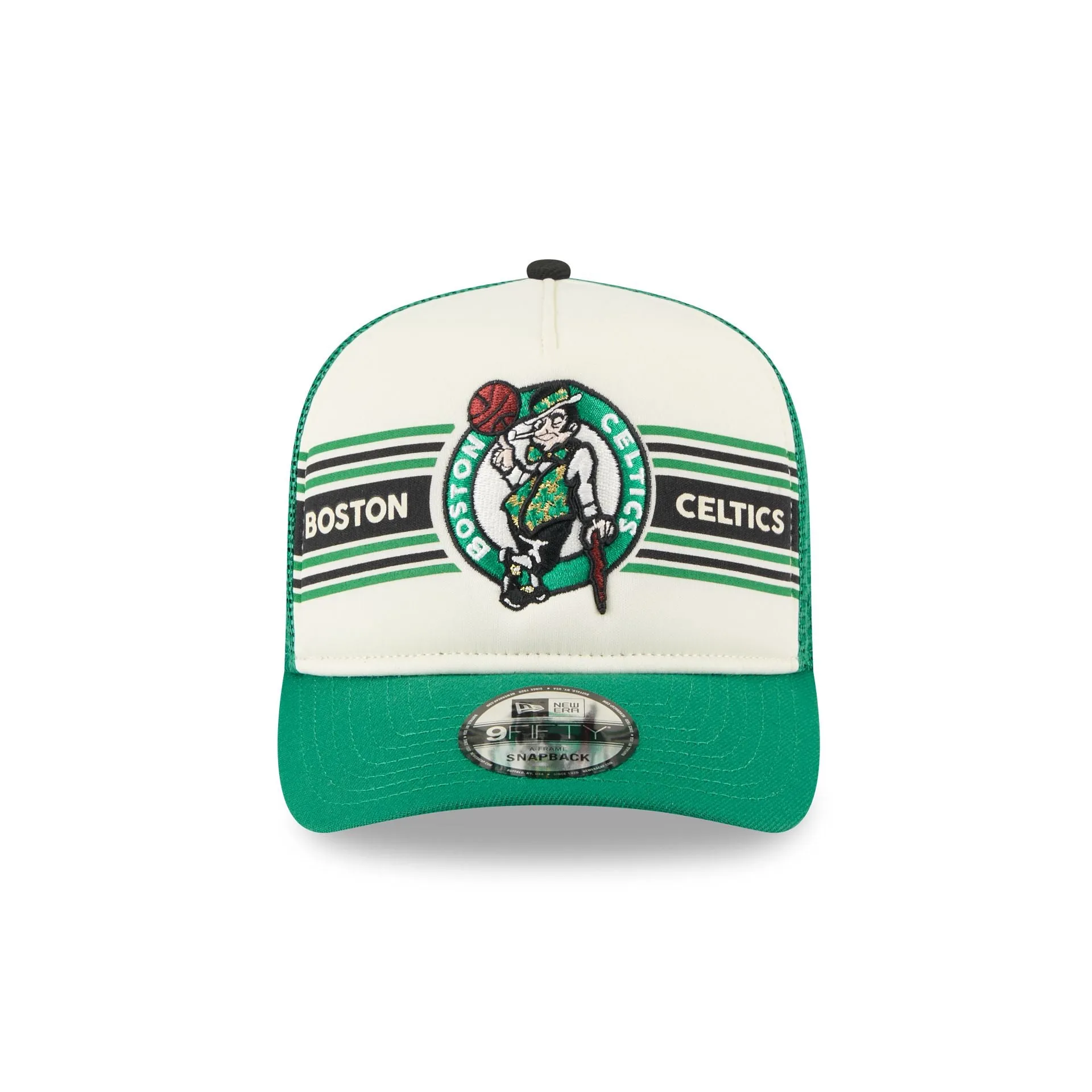 Boston Celtics Banner 9FIFTY A-Frame Trucker Hat sold by New Era product image thumbnail 2