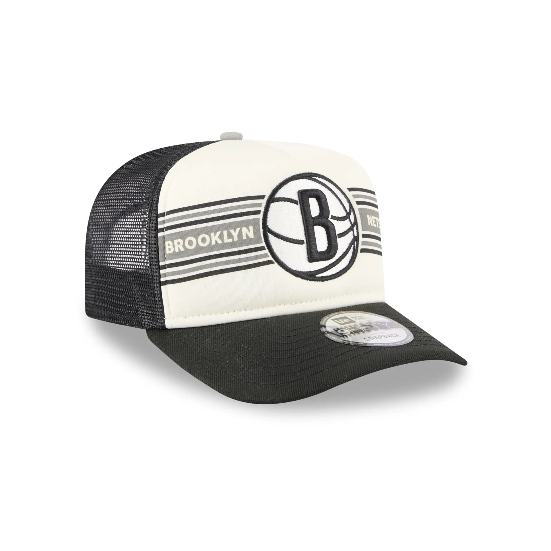 Brooklyn Nets Banner 9FIFTY A-Frame Trucker Hat sold by New Era product image thumbnail 3