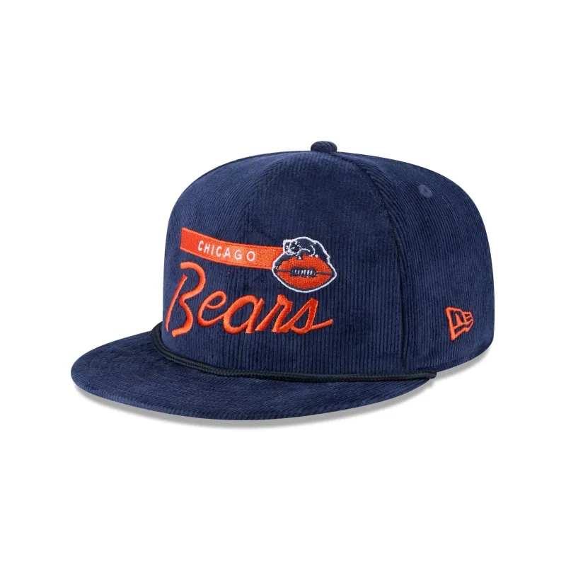 Chicago Bears Corduroy Rope 9FIFTY Snapback Hat sold by New Era