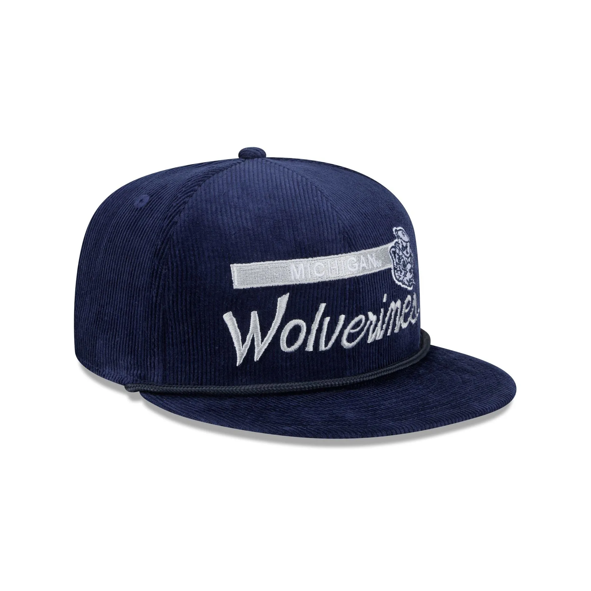 Michigan Wolverines College Vault Corduroy Rope 9FIFTY Snapback Hat sold by New Era product image thumbnail 3