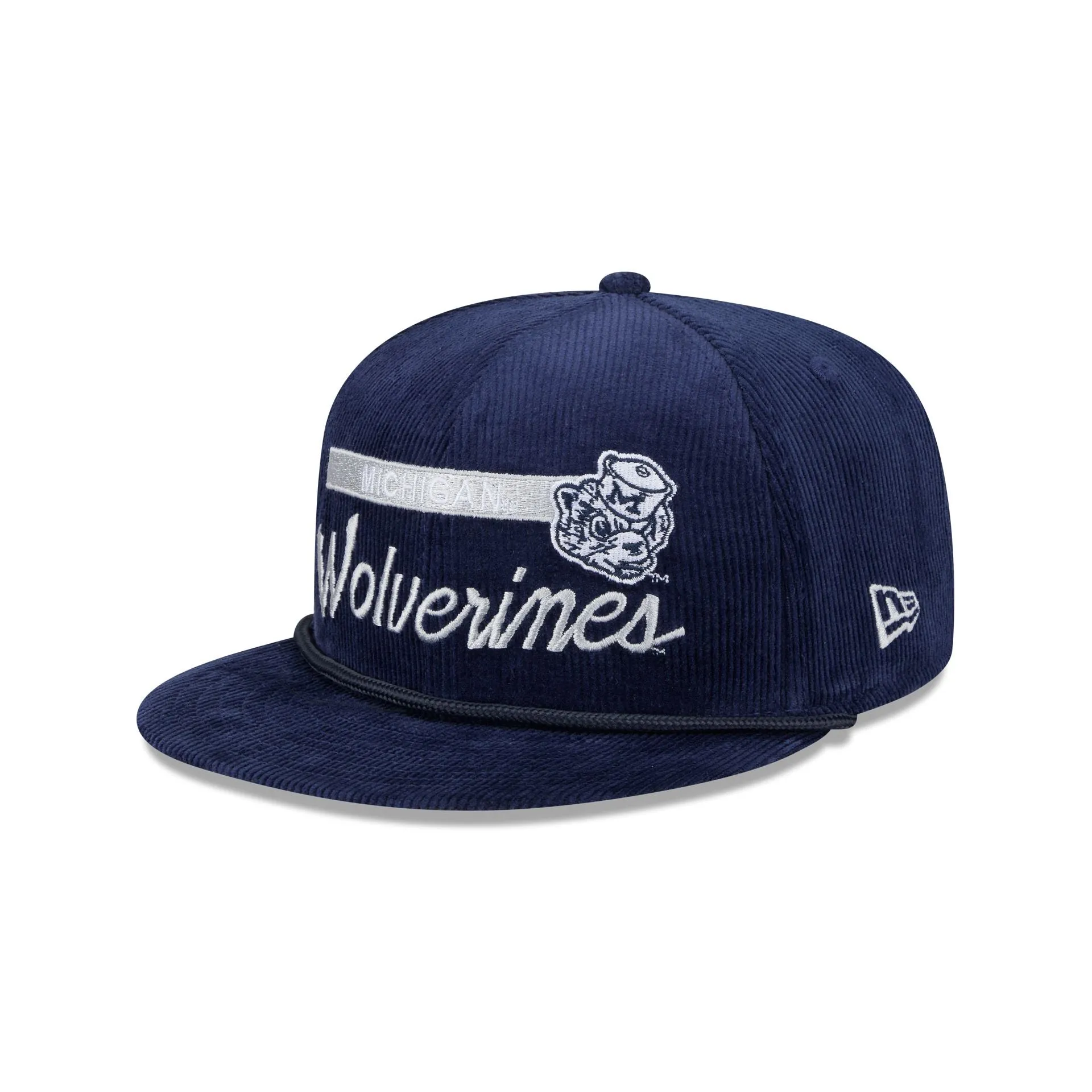 Michigan Wolverines College Vault Corduroy Rope 9FIFTY Snapback Hat sold by New Era