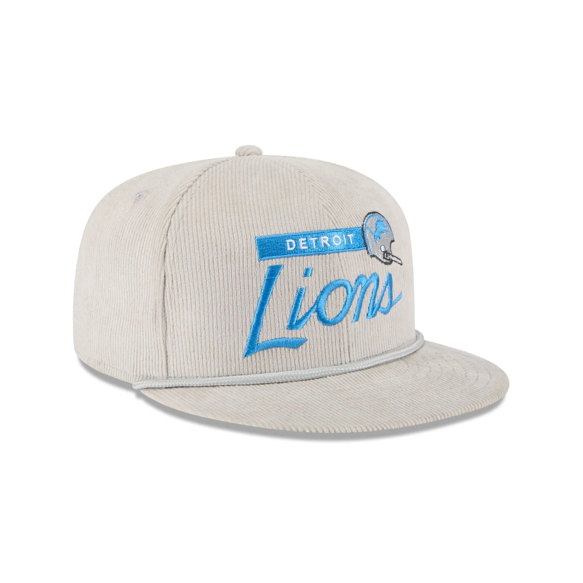 Detroit Lions Corduroy Rope 9FIFTY Snapback Hat sold by New Era product image thumbnail 3