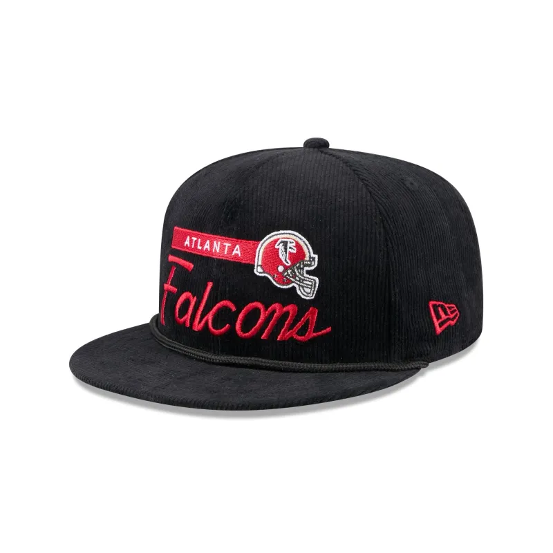 Atlanta Falcons Corduroy Rope 9FIFTY Snapback Hat sold by New Era