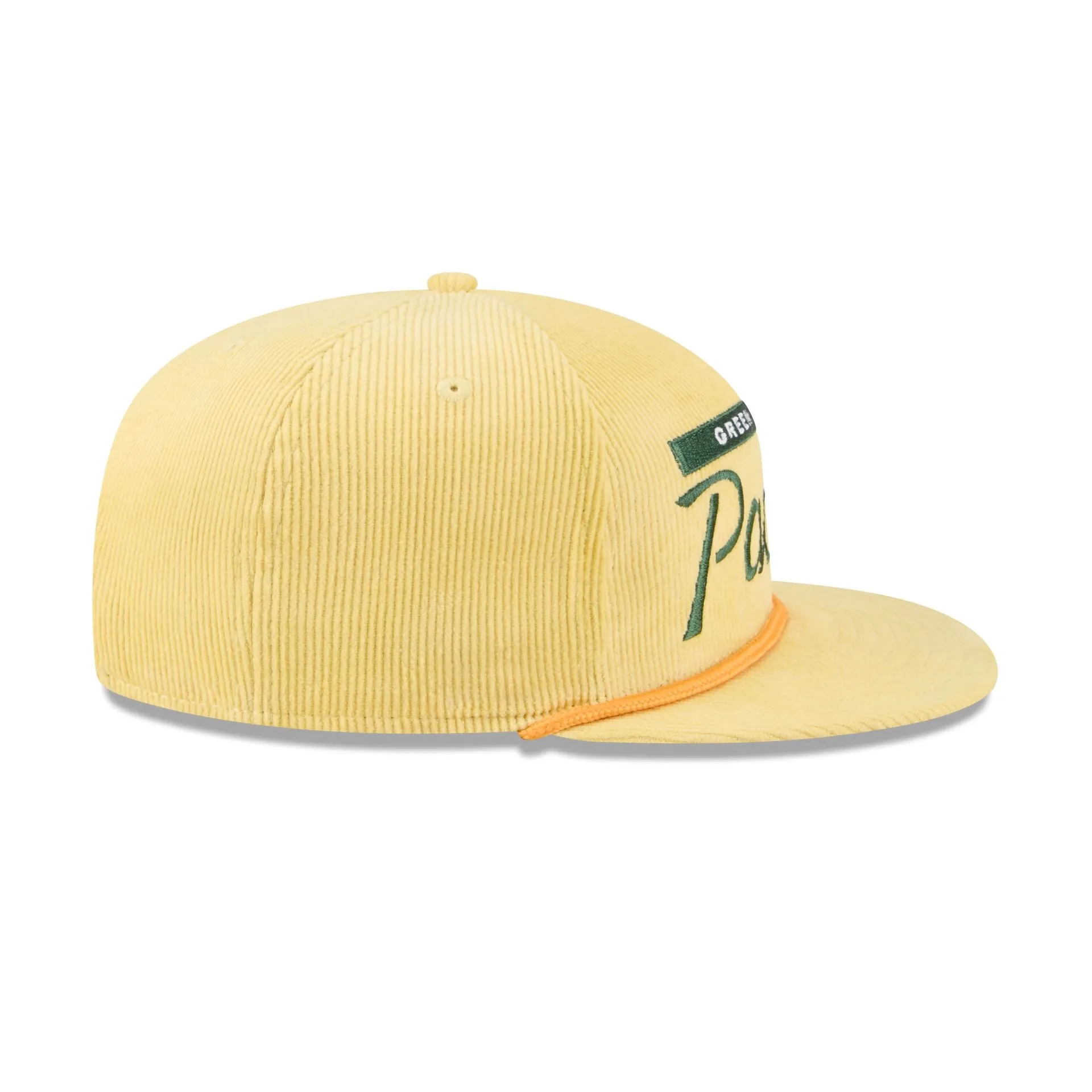 Green Bay Packers Corduroy Rope 9FIFTY Snapback Hat sold by New Era product image thumbnail 5