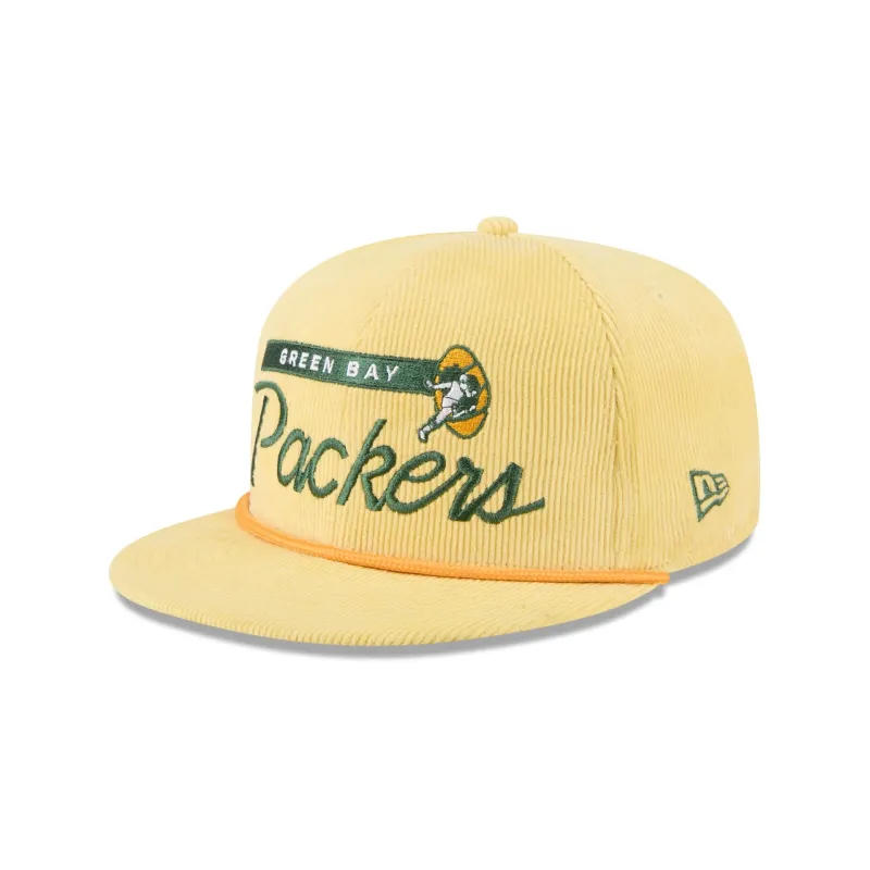 Green Bay Packers Corduroy Rope 9FIFTY Snapback Hat sold by New Era
