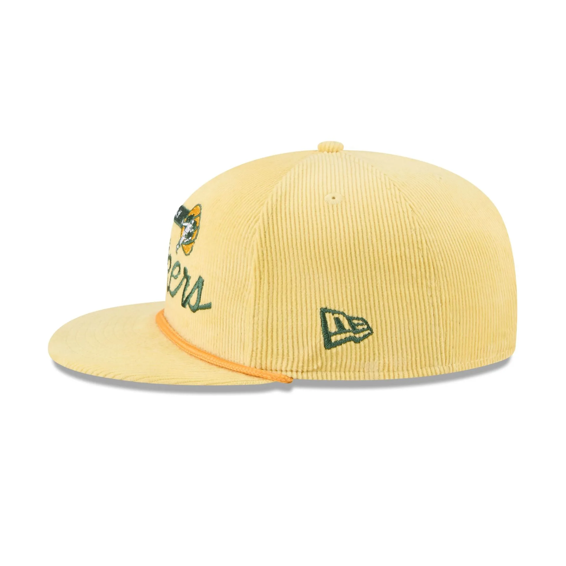Green Bay Packers Corduroy Rope 9FIFTY Snapback Hat sold by New Era product image thumbnail 4