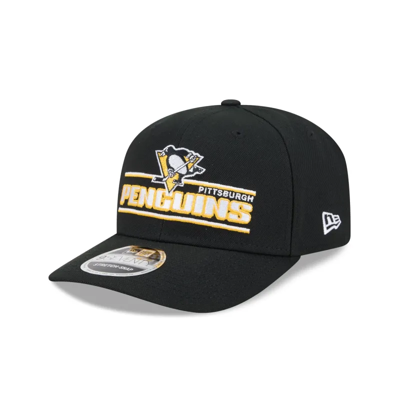 Pittsburgh Penguins Stated 9SEVENTY Stretch-Snap Hat sold by New Era