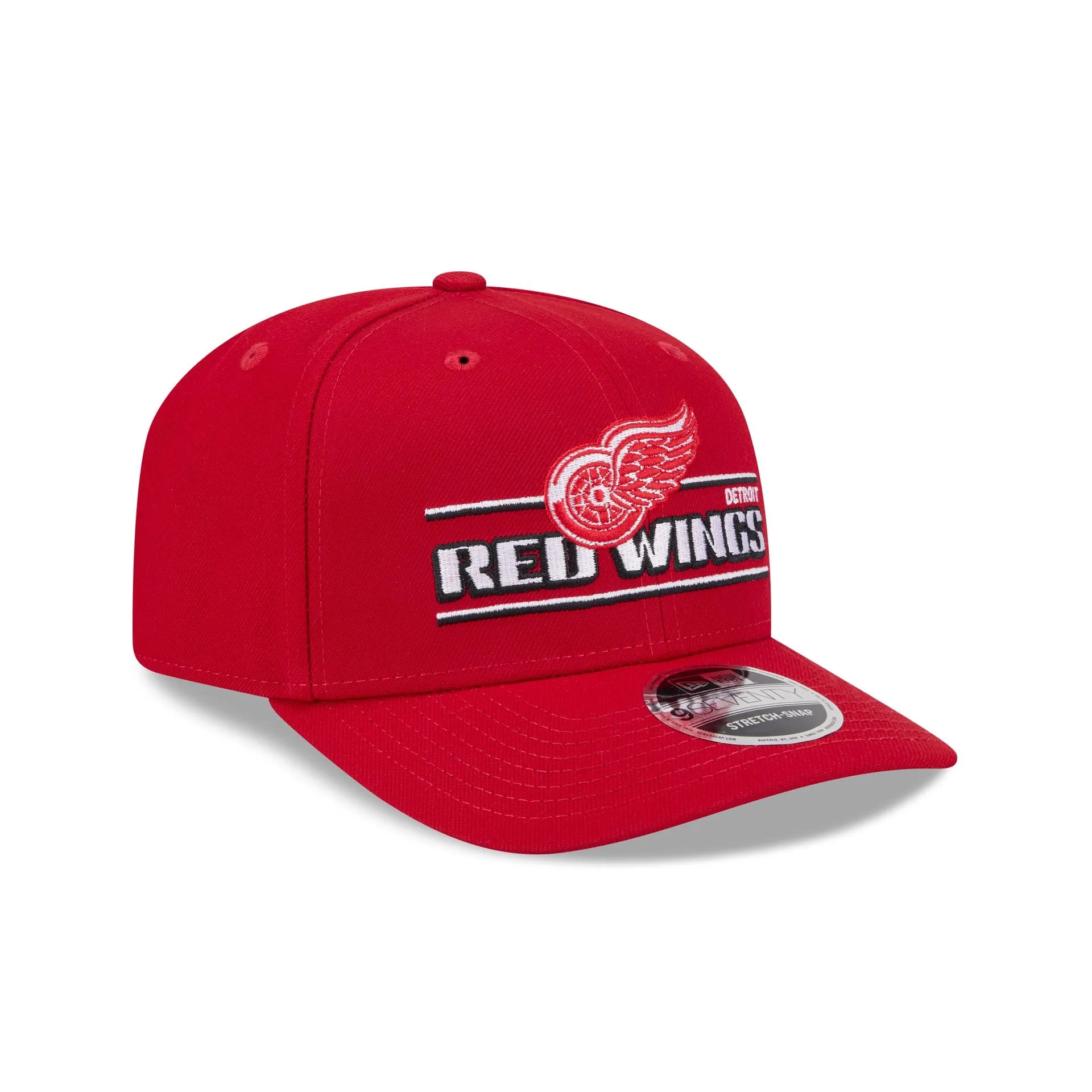Detroit Red Wings Stated 9SEVENTY Stretch-Snap Hat sold by New Era product image thumbnail 3