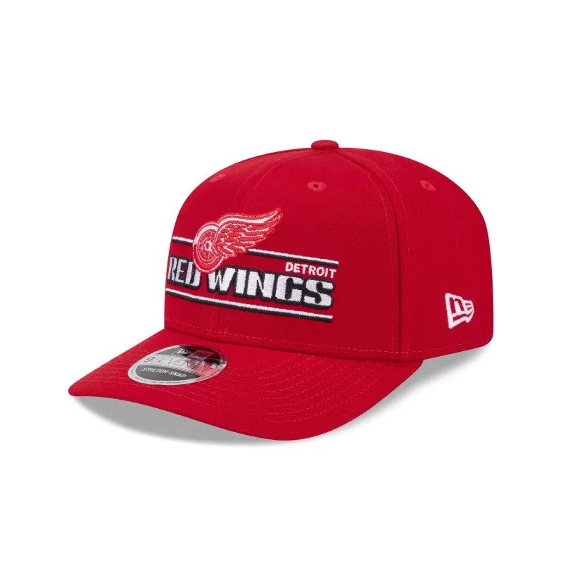Detroit Red Wings Stated 9SEVENTY Stretch-Snap Hat sold by New Era