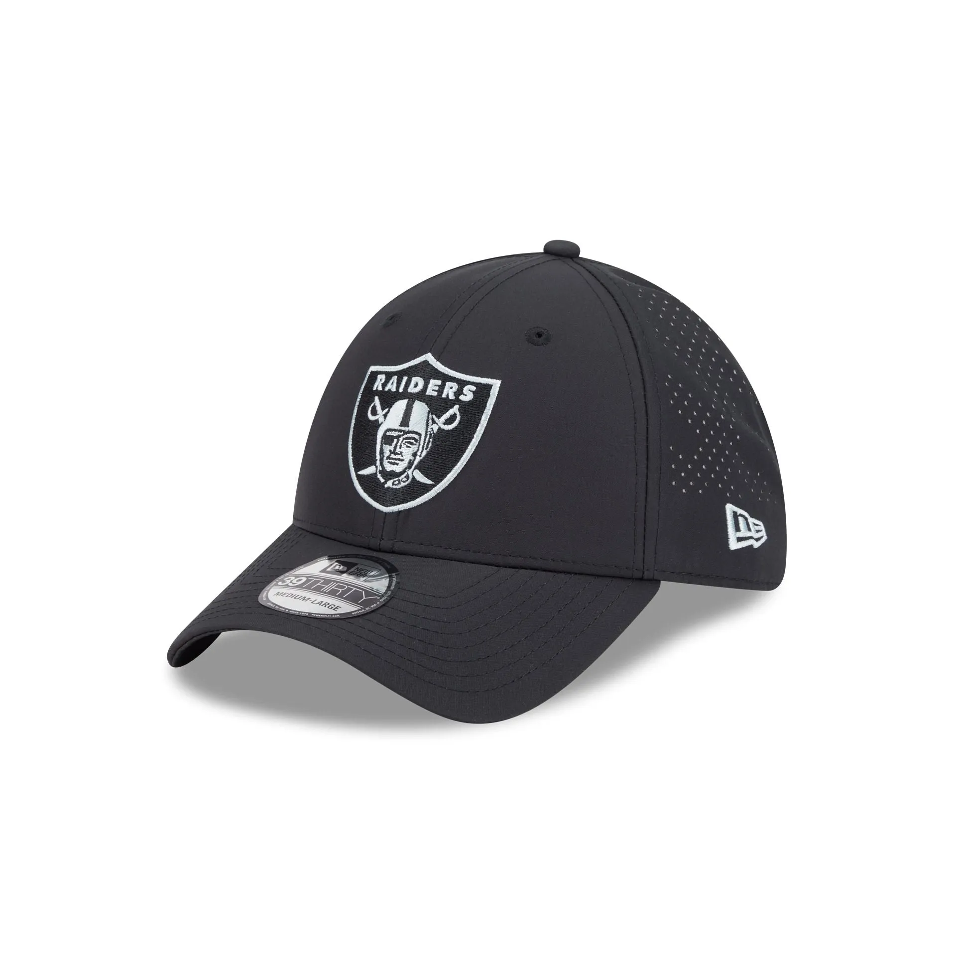 Las Vegas Raiders Night 39THIRTY Stretch Fit Hat sold by New Era