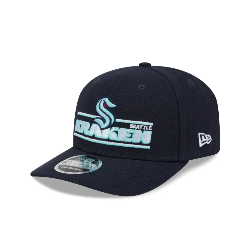 Seattle Kraken Stated 9SEVENTY Stretch-Snap Hat sold by New Era