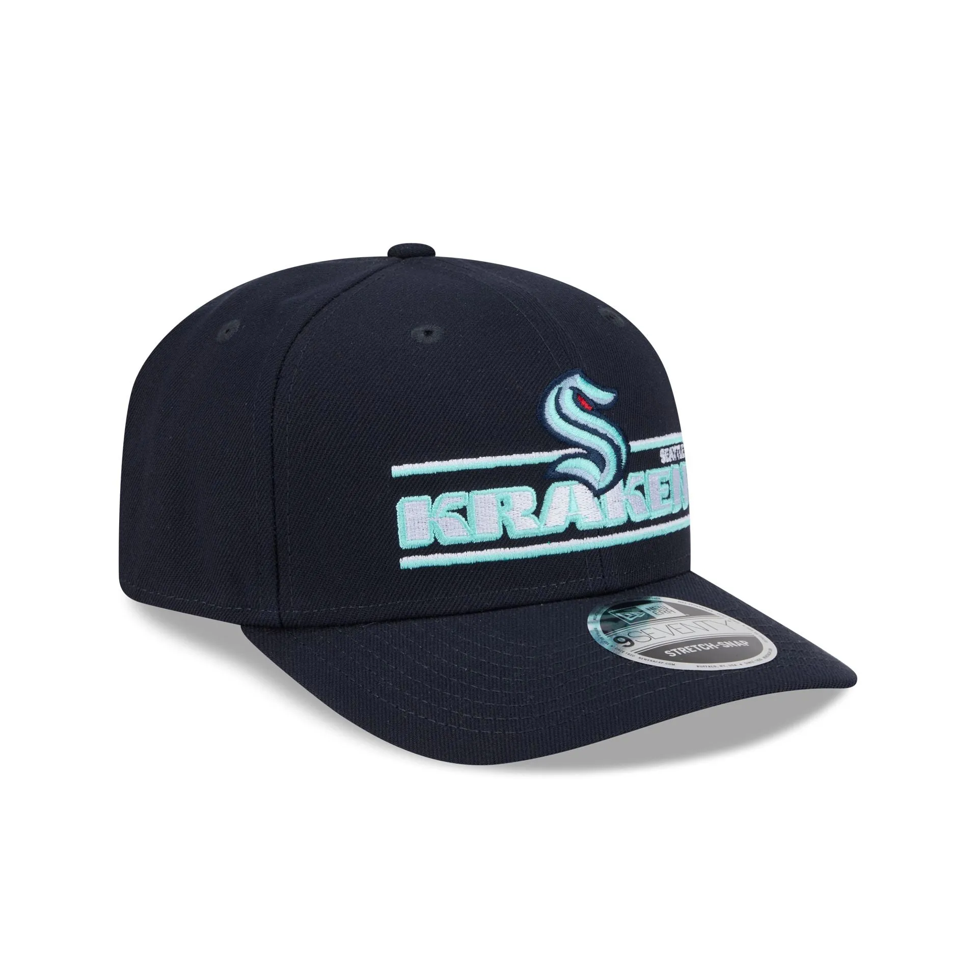 Seattle Kraken Stated 9SEVENTY Stretch-Snap Hat sold by New Era product image thumbnail 3