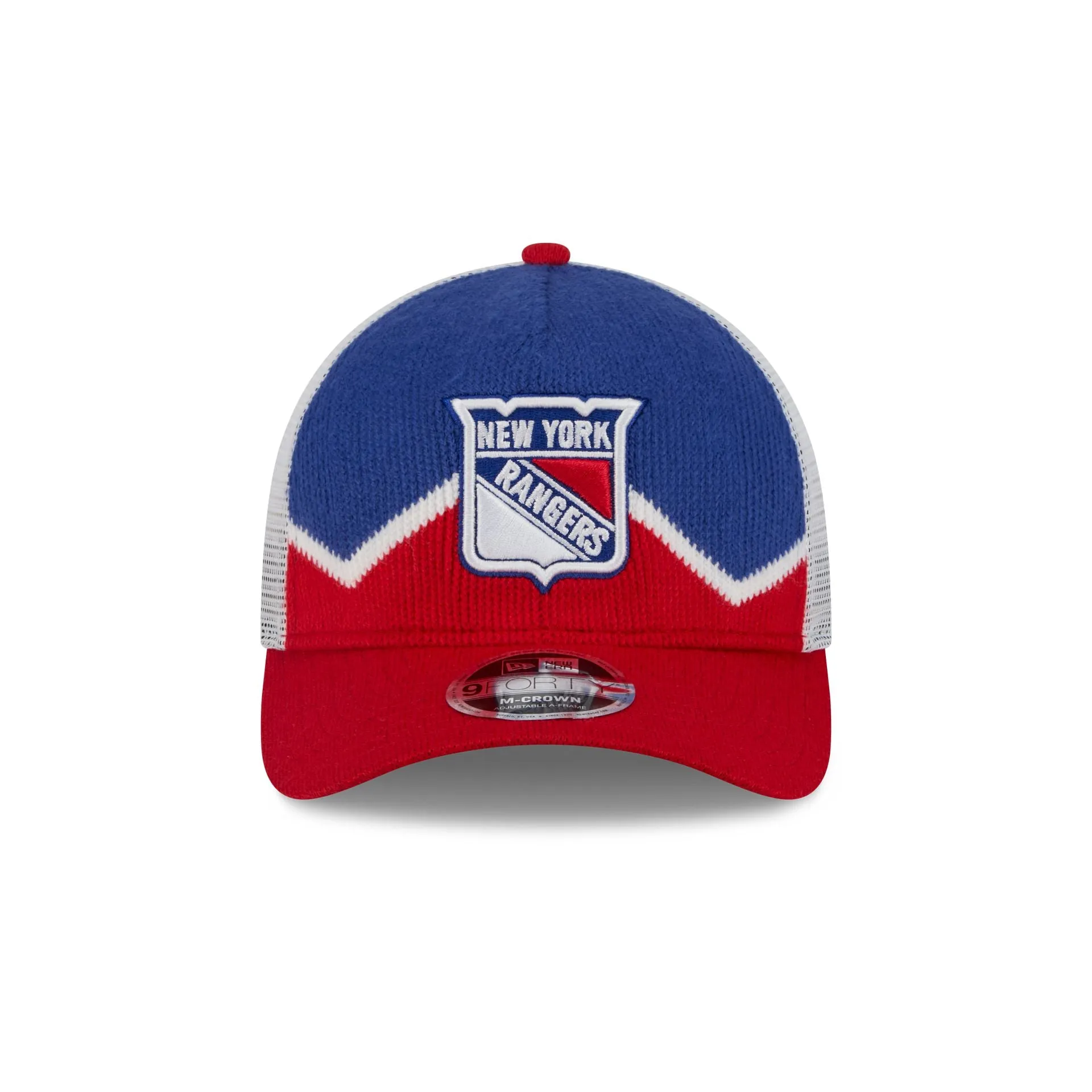 New York Rangers Sock 9FORTY M-Crown A-Frame Trucker Hat sold by New Era product image thumbnail 2