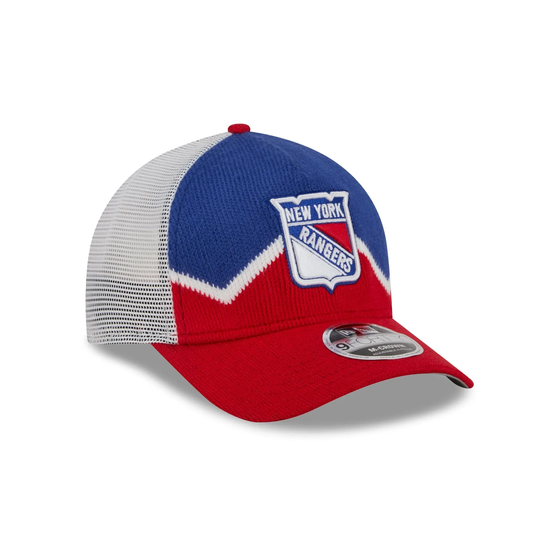 New York Rangers Sock 9FORTY M-Crown A-Frame Trucker Hat sold by New Era product image thumbnail 3