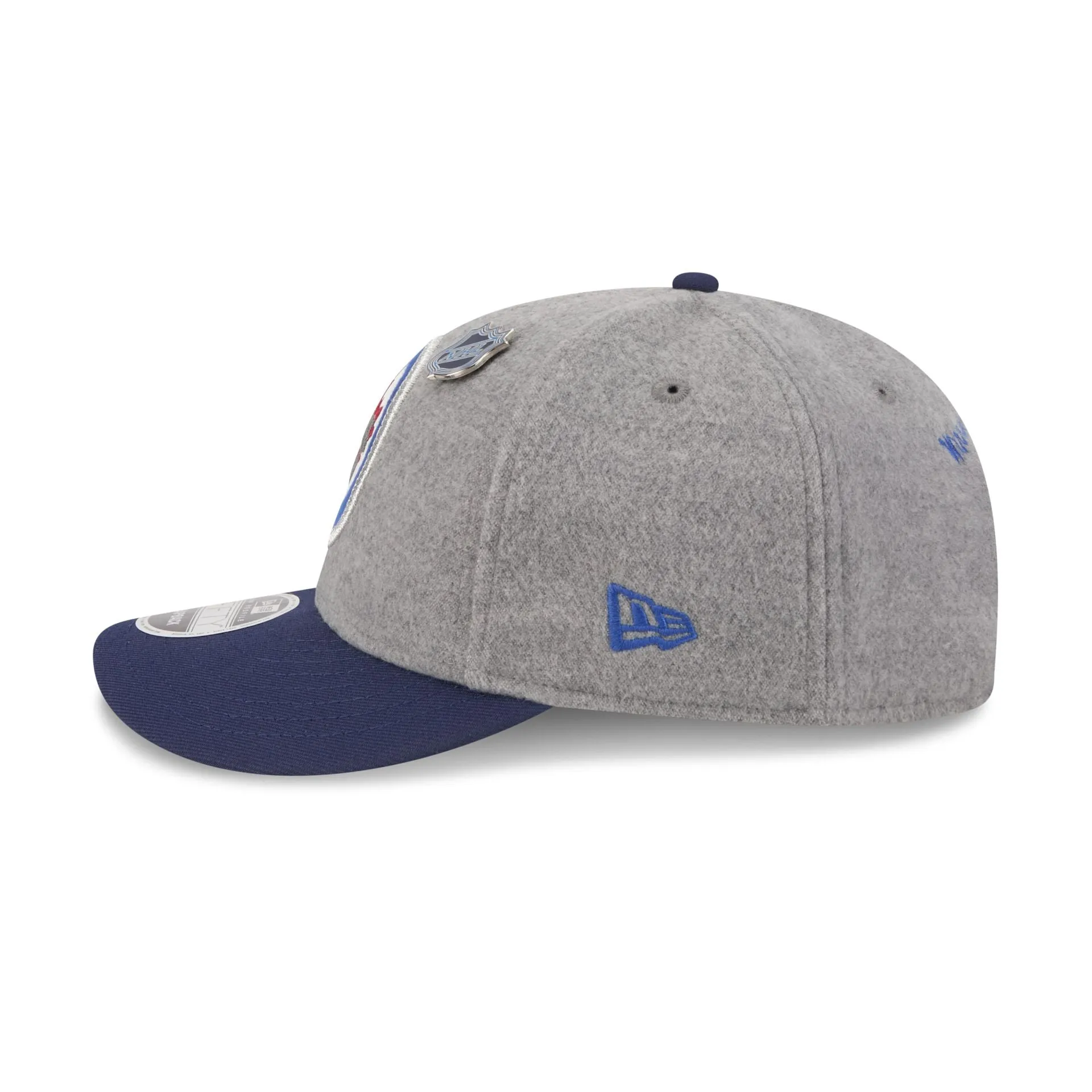 Winnipeg Jets Heather Gray Wool Low Profile 9FIFTY Snapback Hat sold by New Era product image thumbnail 5