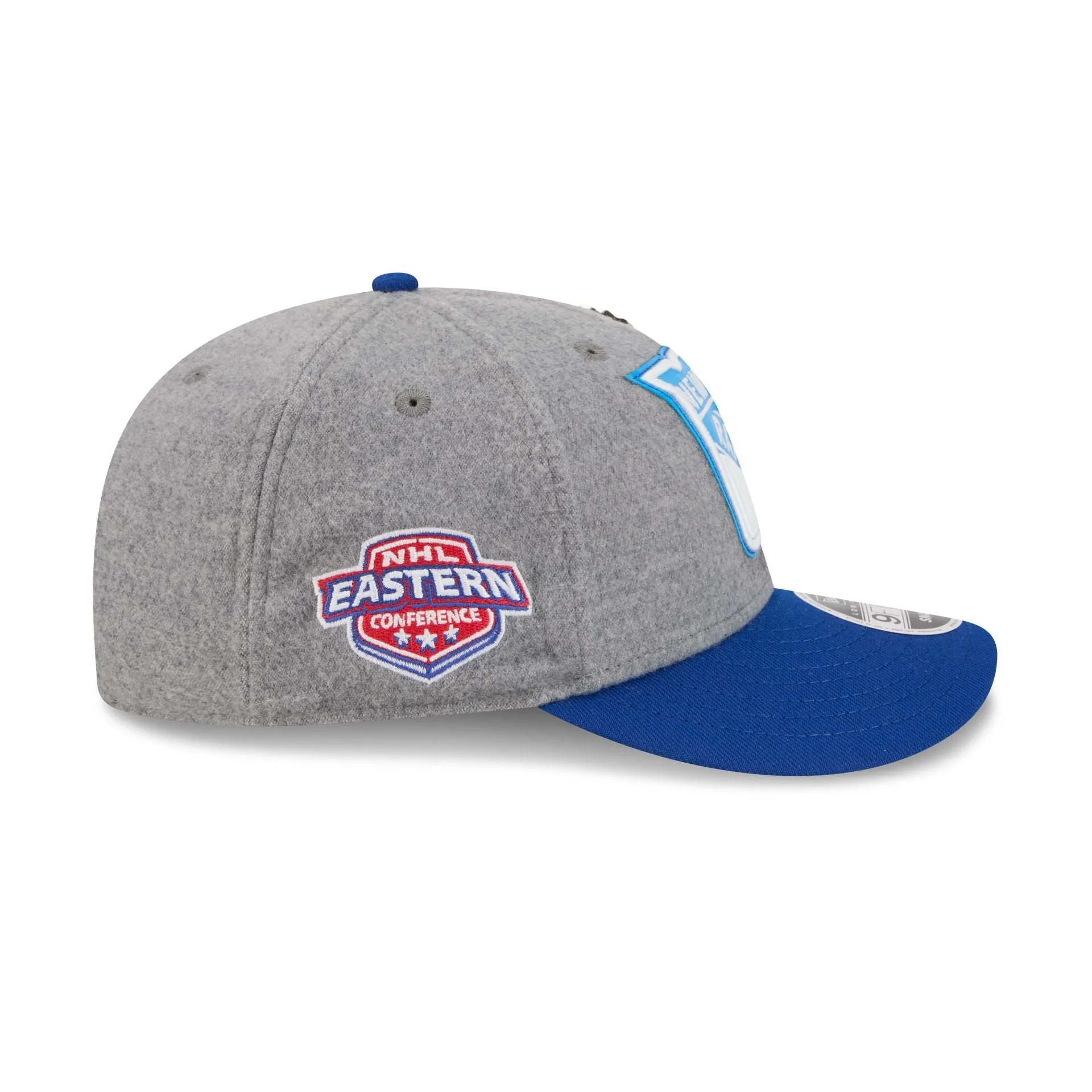 New York Rangers Heather Gray Wool Low Profile 9FIFTY Snapback Hat sold by New Era product image thumbnail 4