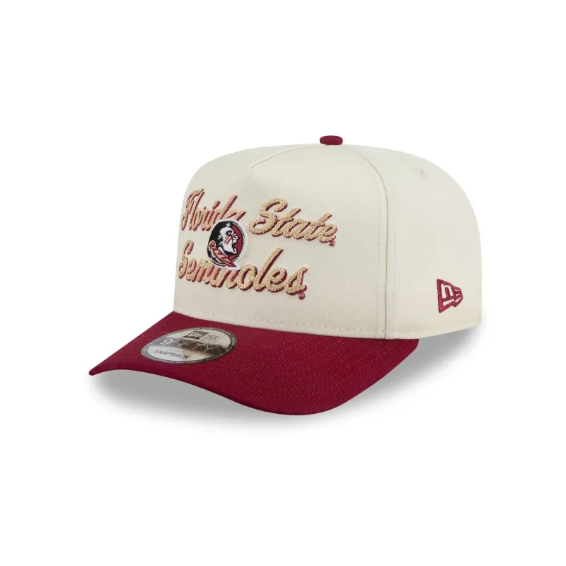 Florida State Seminoles Chainstitch 9FIFTY A-Frame Snapback Hat sold by New Era