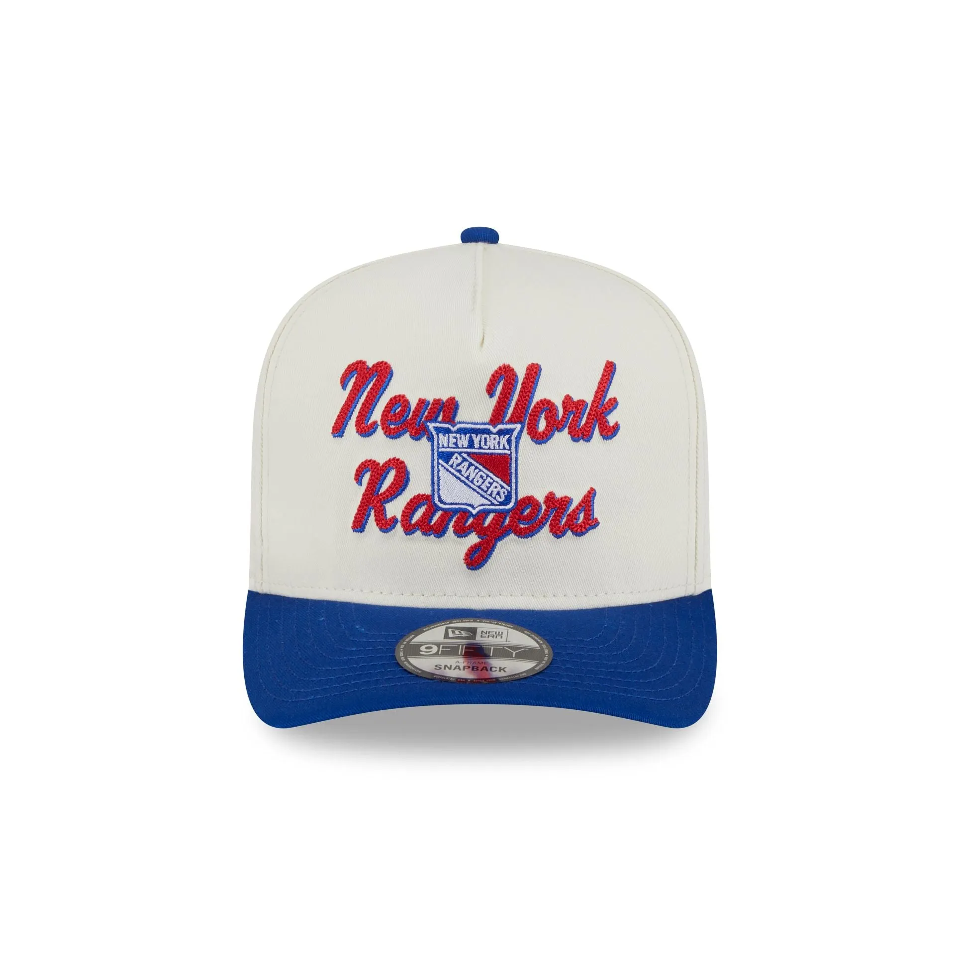 New York Rangers Chainstitch 9FIFTY A-Frame Snapback Hat sold by New Era product image thumbnail 2