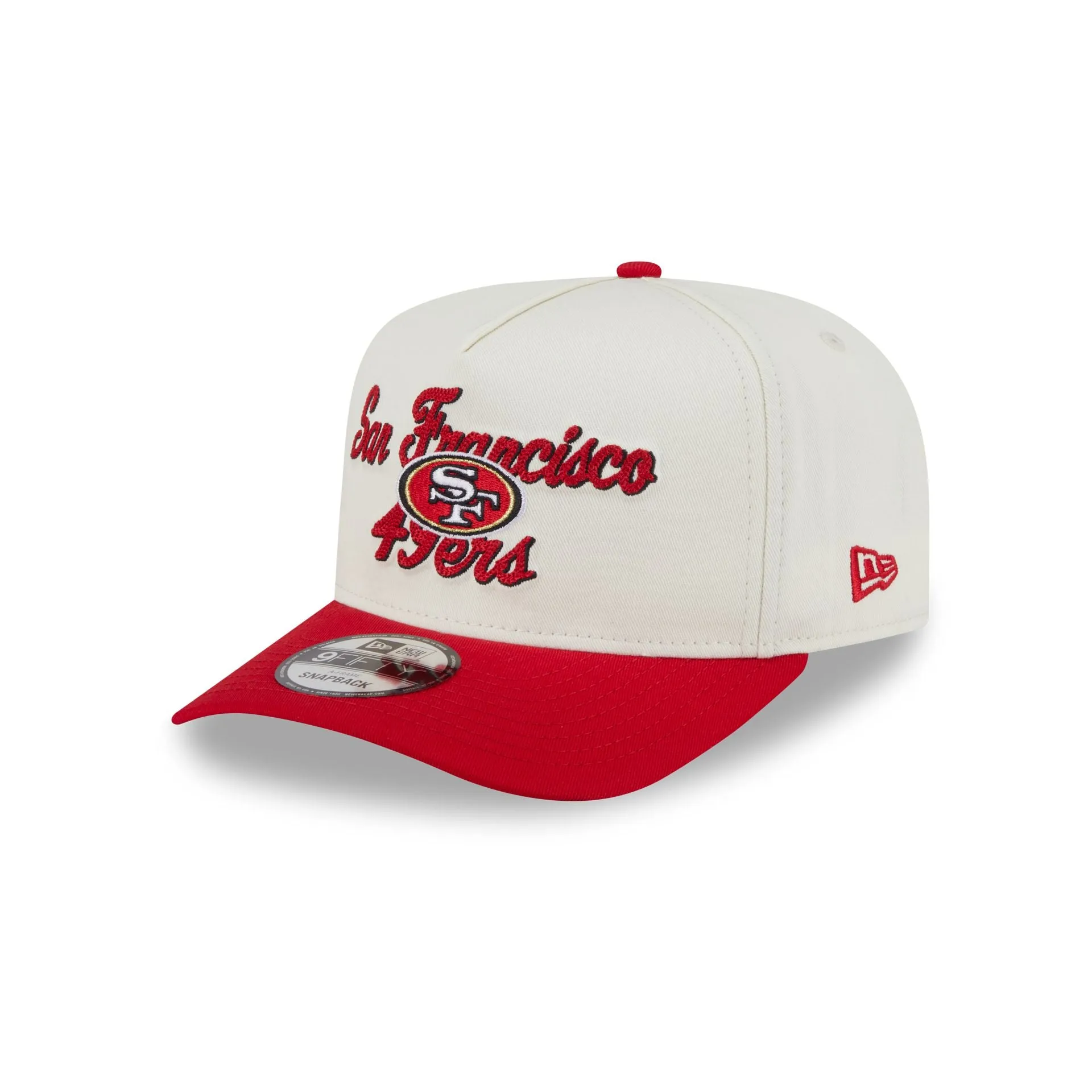 San Francisco 49ers Chainstitch 9FIFTY A-Frame Snapback Hat sold by New Era