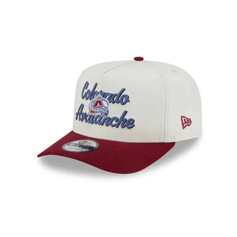 Colorado Avalanche Chainstitch 9FIFTY A-Frame Snapback Hat sold by New Era