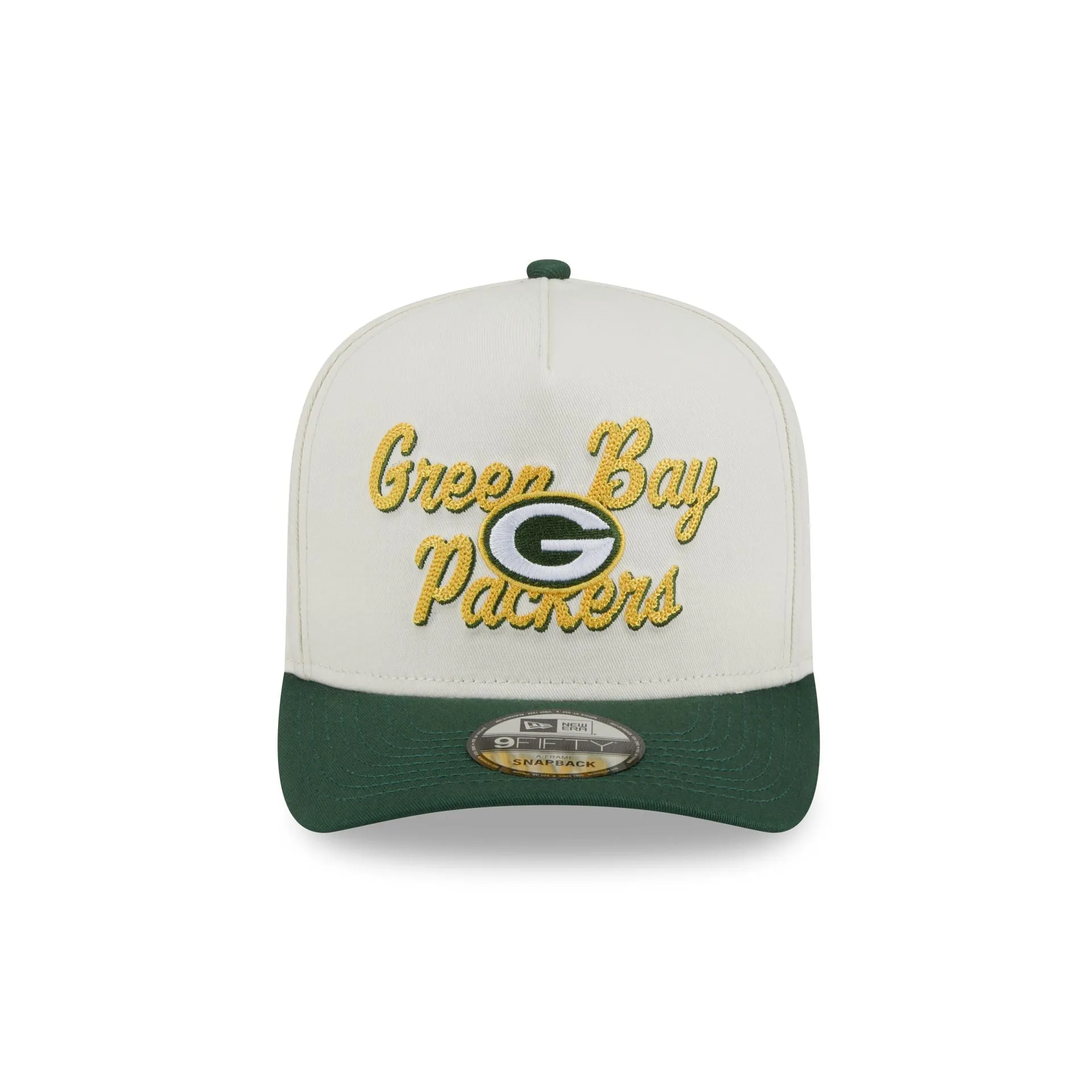 Green Bay Packers Chainstitch 9FIFTY A-Frame Snapback Hat sold by New Era product image thumbnail 2