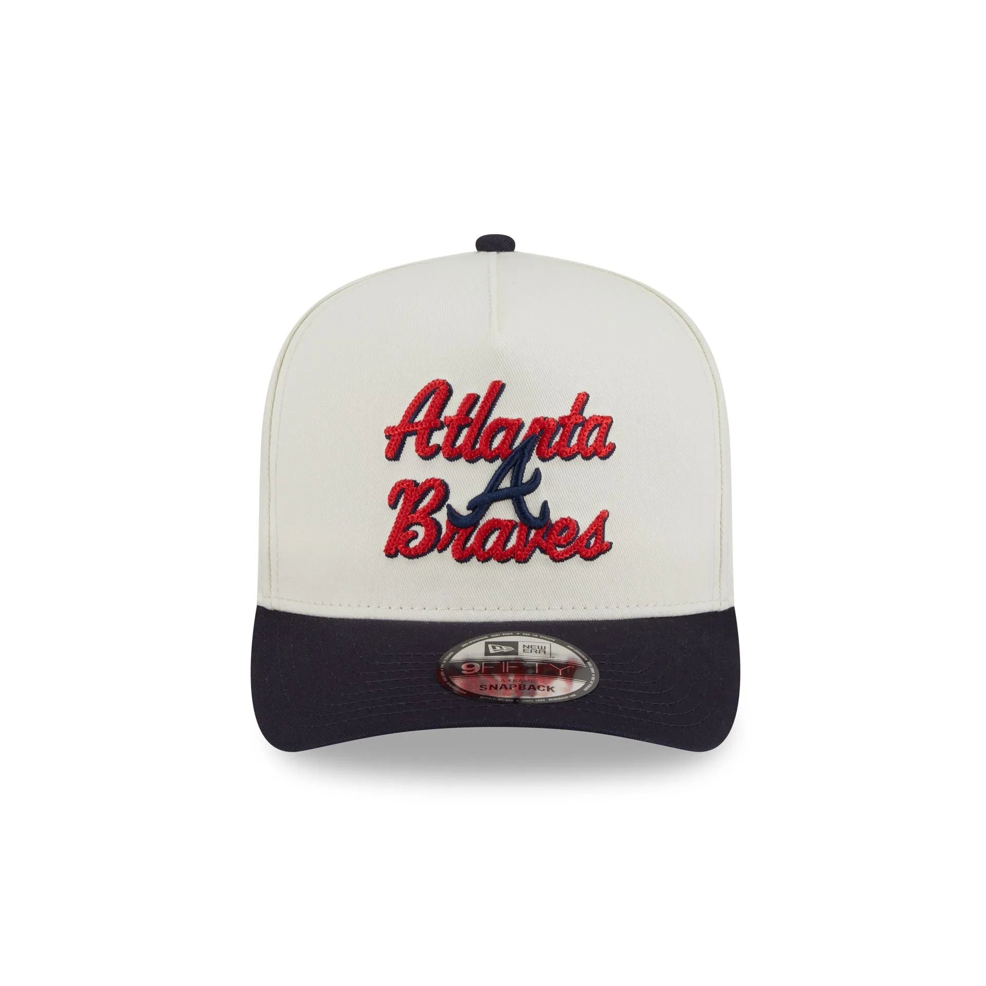 Atlanta Braves Chainstitch 9FIFTY A-Frame Snapback Hat sold by New Era product image thumbnail 2