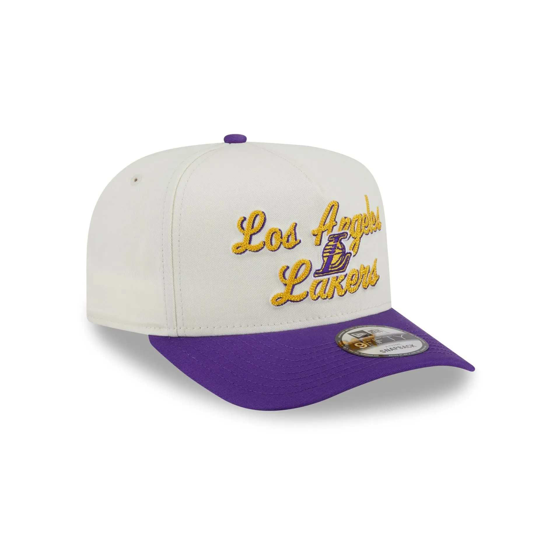 Los Angeles Lakers Chainstitch 9FIFTY A-Frame Snapback Hat sold by New Era product image thumbnail 3