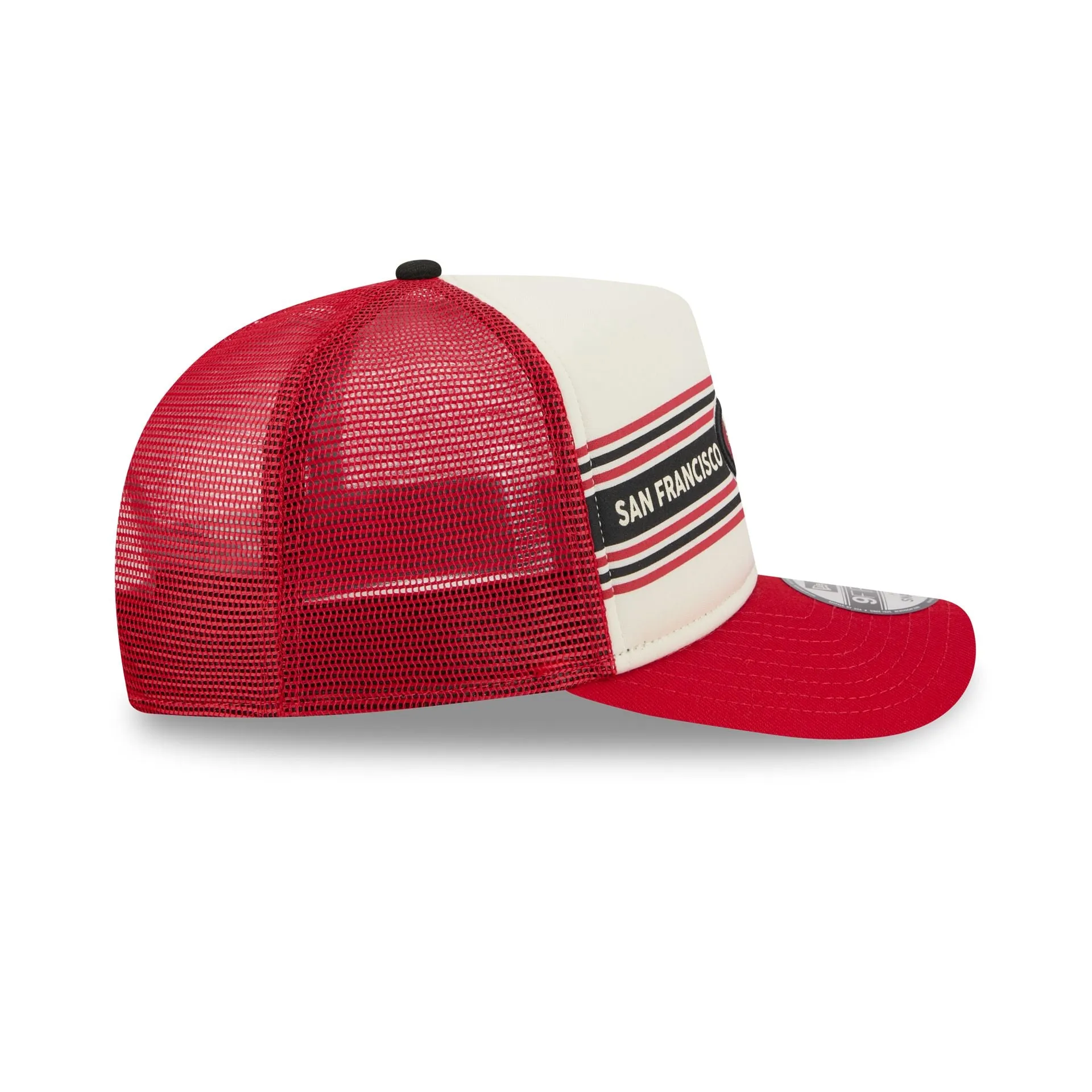 San Francisco 49ers Banner 9FIFTY A-Frame Trucker Hat sold by New Era product image thumbnail 5