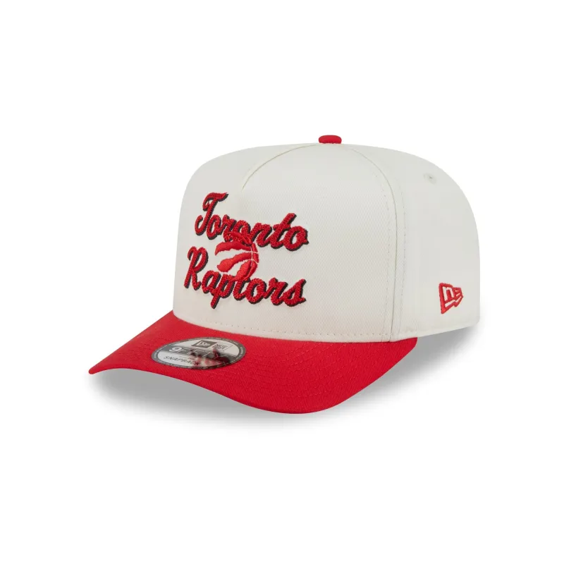 Toronto Raptors Chainstitch 9FIFTY A-Frame Snapback Hat sold by New Era