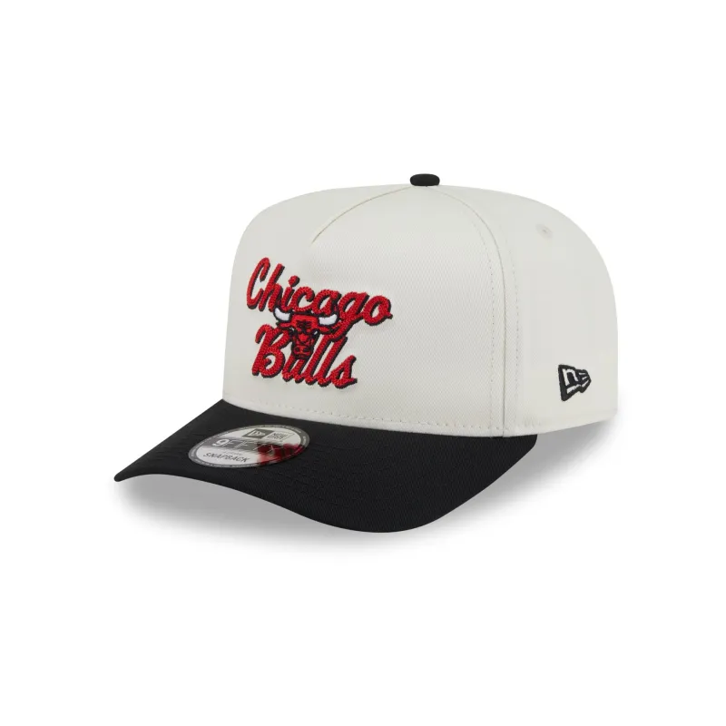 Chicago Bulls Chainstitch 9FIFTY A-Frame Snapback Hat sold by New Era