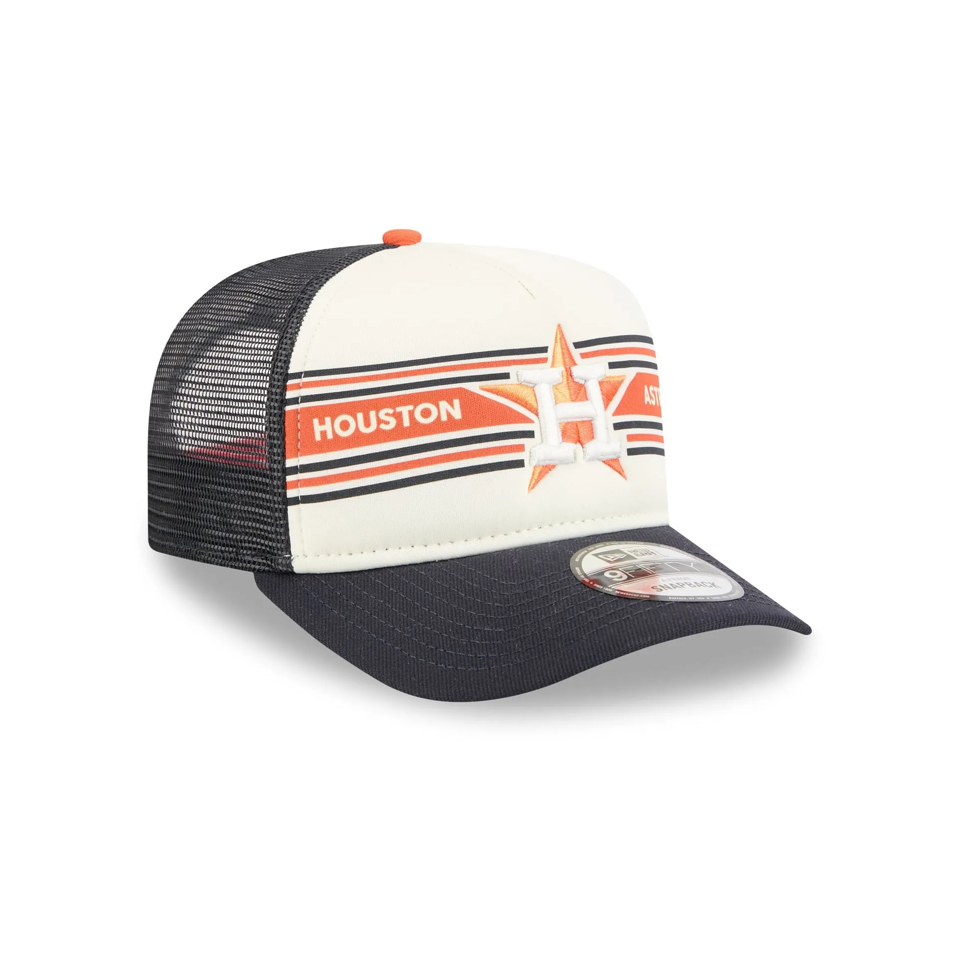 Houston Astros Banner 9FIFTY A-Frame Trucker Hat sold by New Era product image thumbnail 3