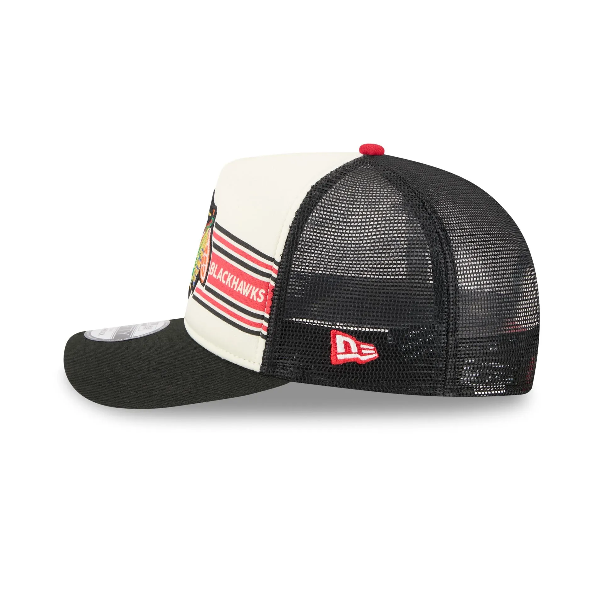 Chicago Blackhawks Banner 9FIFTY A-Frame Trucker Hat sold by New Era product image thumbnail 4