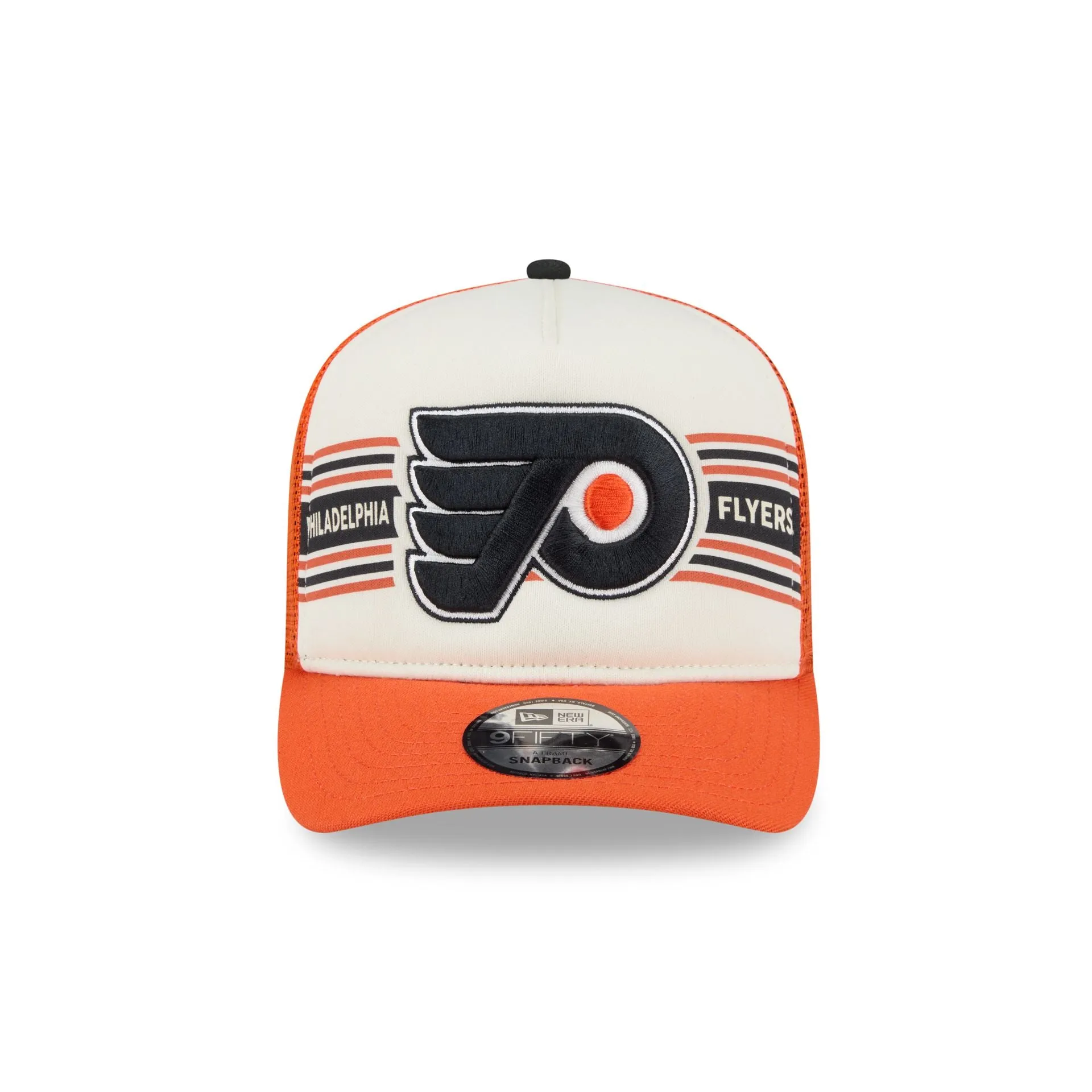 Philadelphia Flyers Banner 9FIFTY A-Frame Trucker Hat sold by New Era product image thumbnail 2