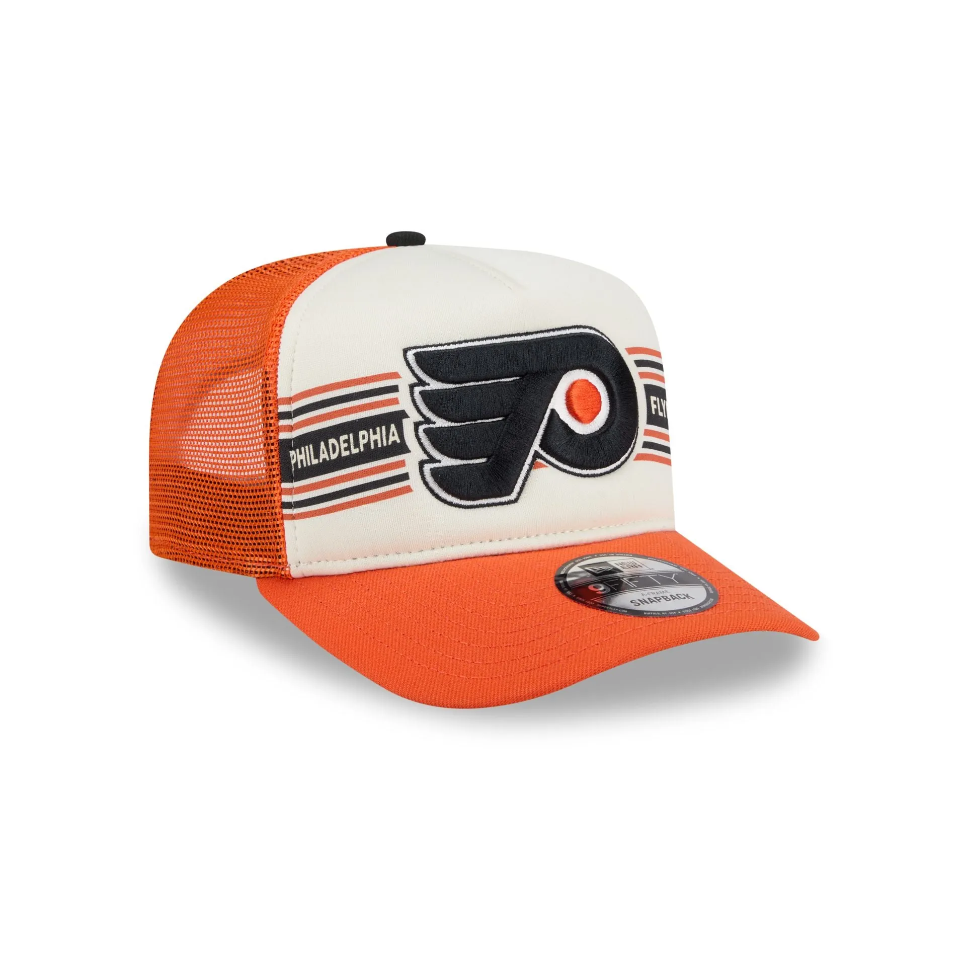 Philadelphia Flyers Banner 9FIFTY A-Frame Trucker Hat sold by New Era product image thumbnail 3