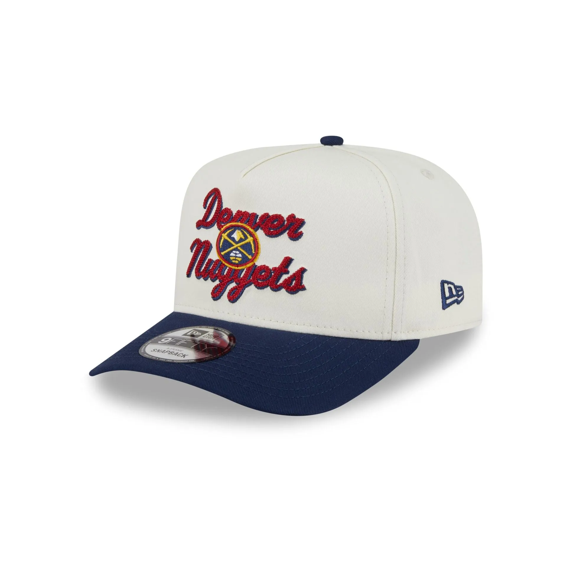 Denver Nuggets Chainstitch 9FIFTY A-Frame Snapback Hat sold by New Era