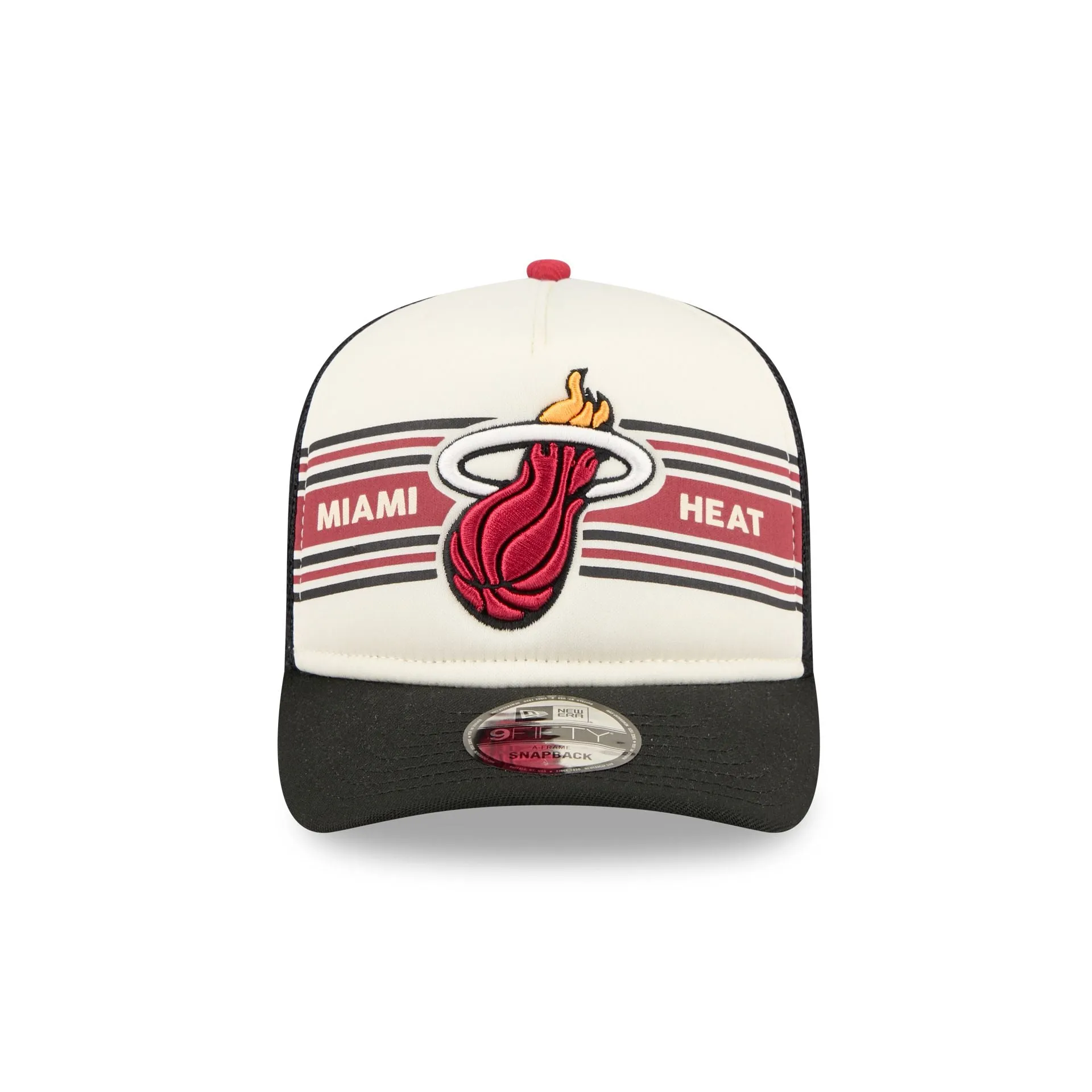 Miami Heat Banner 9FIFTY A-Frame Trucker Hat sold by New Era product image thumbnail 2