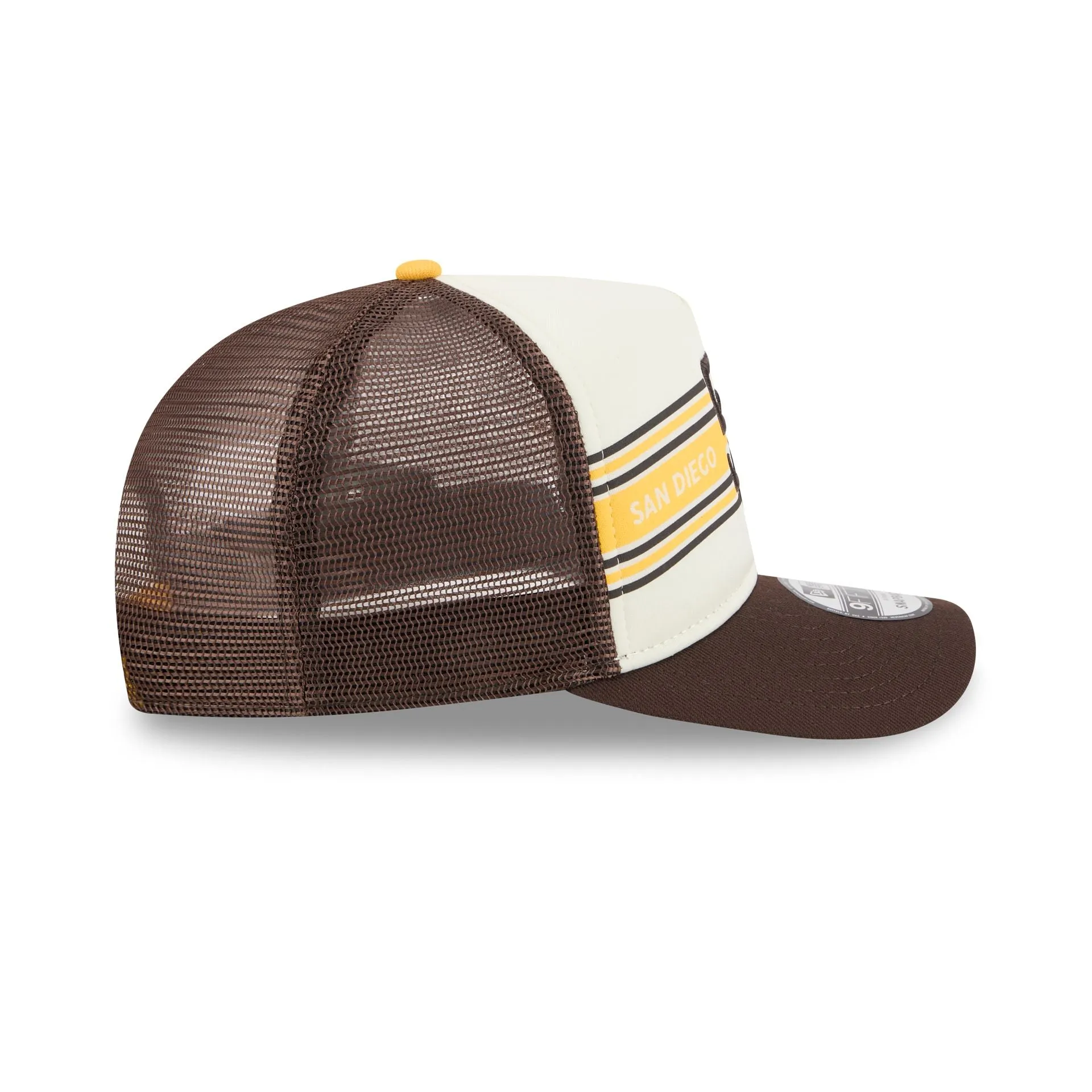 San Diego Padres Banner 9FIFTY A-Frame Trucker Hat sold by New Era product image thumbnail 5