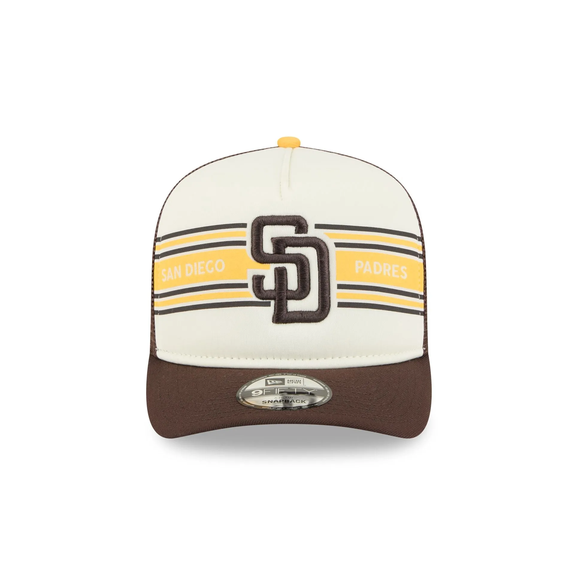 San Diego Padres Banner 9FIFTY A-Frame Trucker Hat sold by New Era product image thumbnail 2