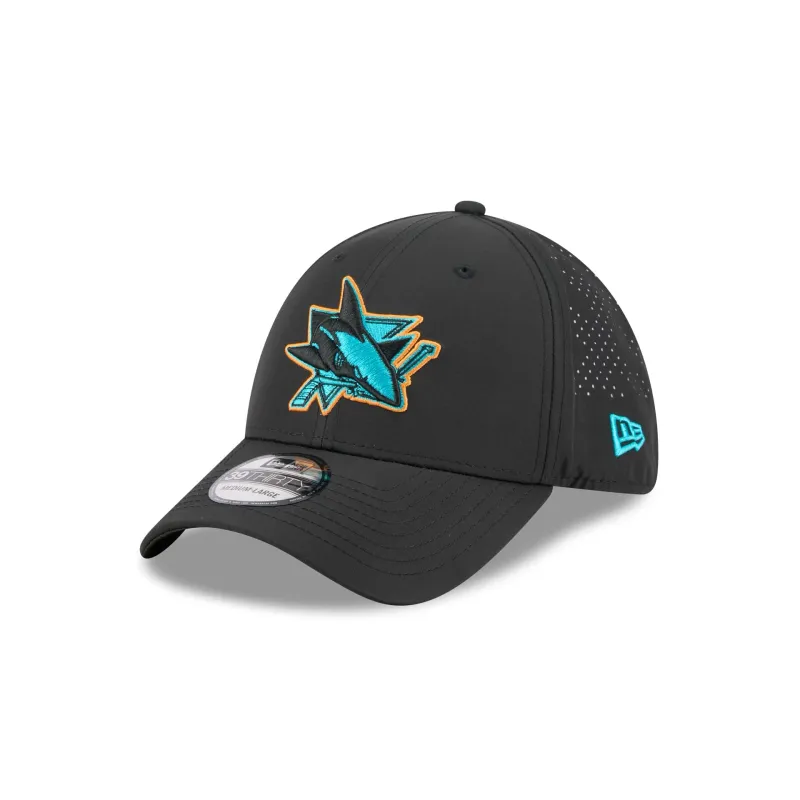 San Jose Sharks Night 39THIRTY Stretch Fit Hat sold by New Era